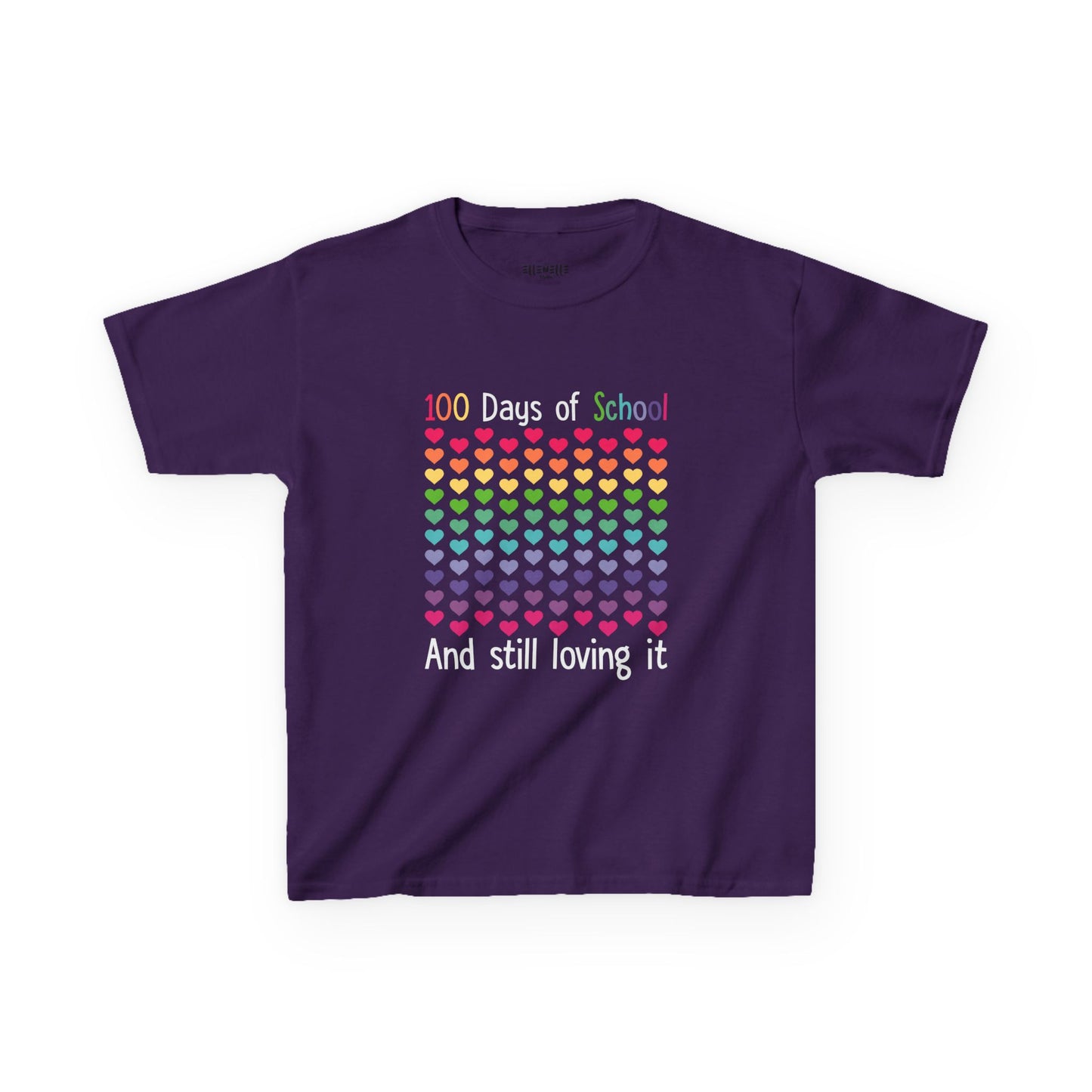 Hearts 100 Days of School Celebration Shirt