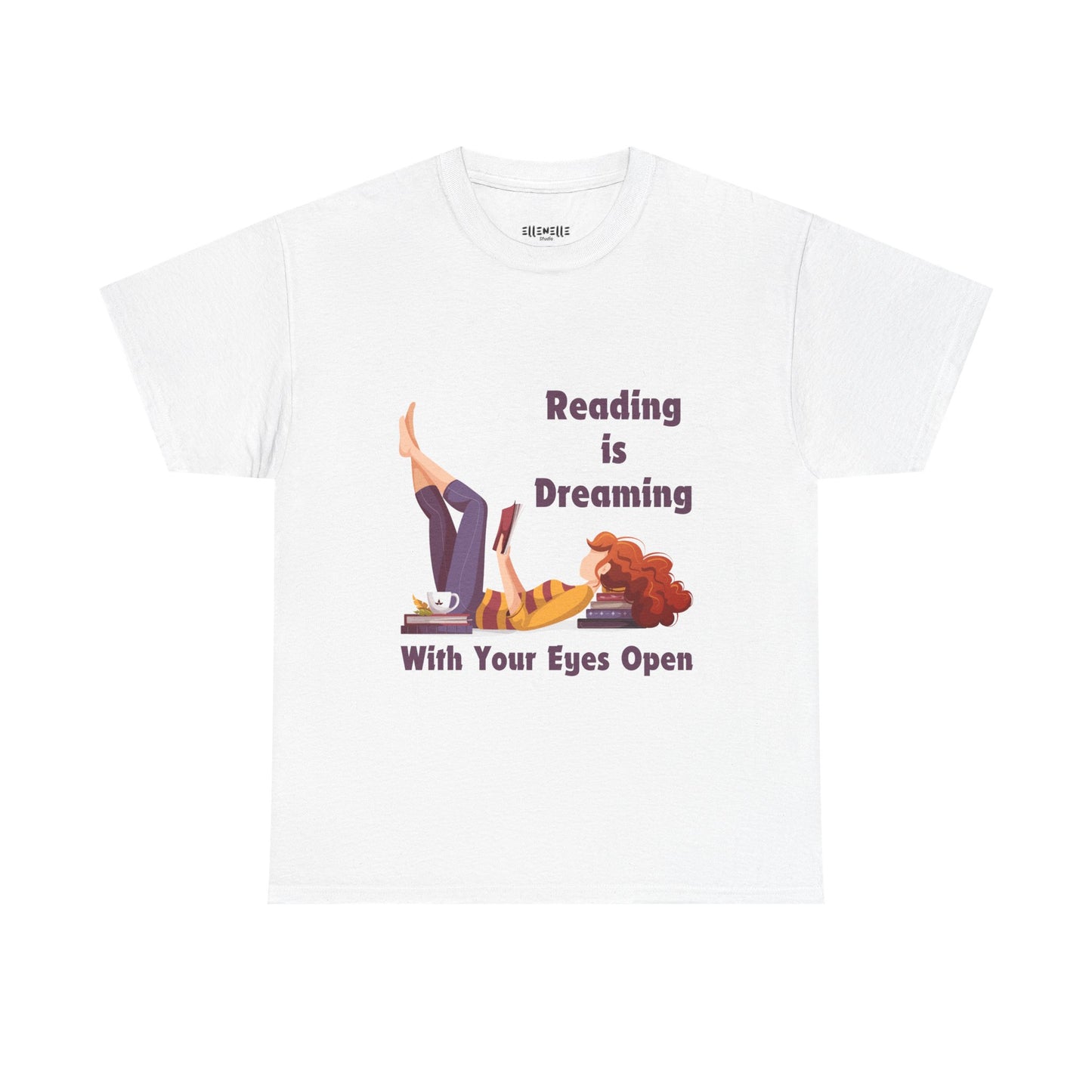 Reading is Dreaming With My Eyes Open... T-Shirt, Unisex Tee