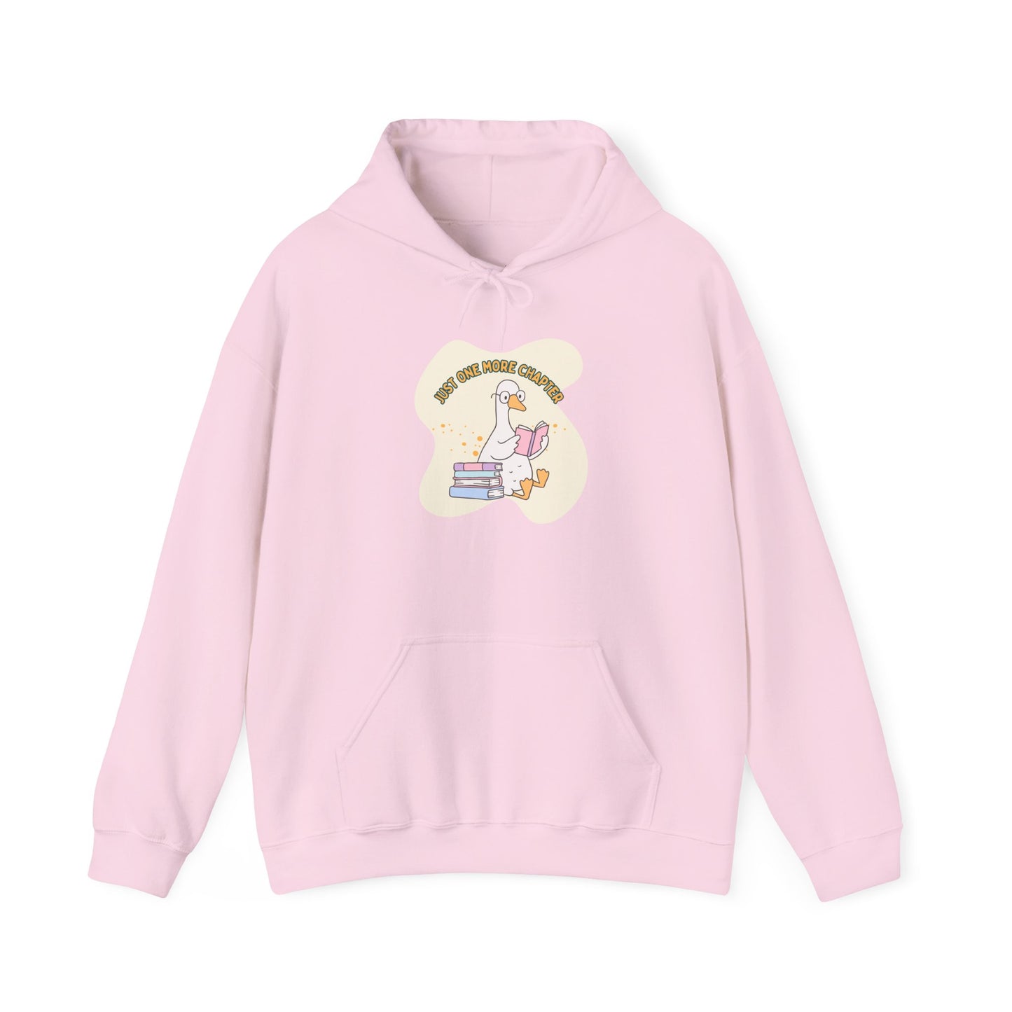Just One More Chapter Unisex Hooded Sweatshirt with Library Design, Cozy Literature Hoodie for Book Lovers, Perfect Gift for Readers, Literary [...]