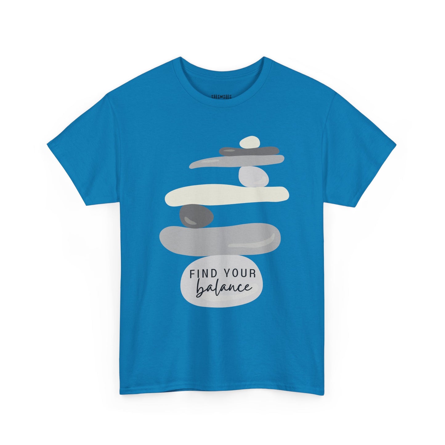Find Your Balance Empowering Unisex Heavy Cotton Tee, Self-Love T-Shirt, Affirmation Apparel, Gift for Friends, Motivational Clothing