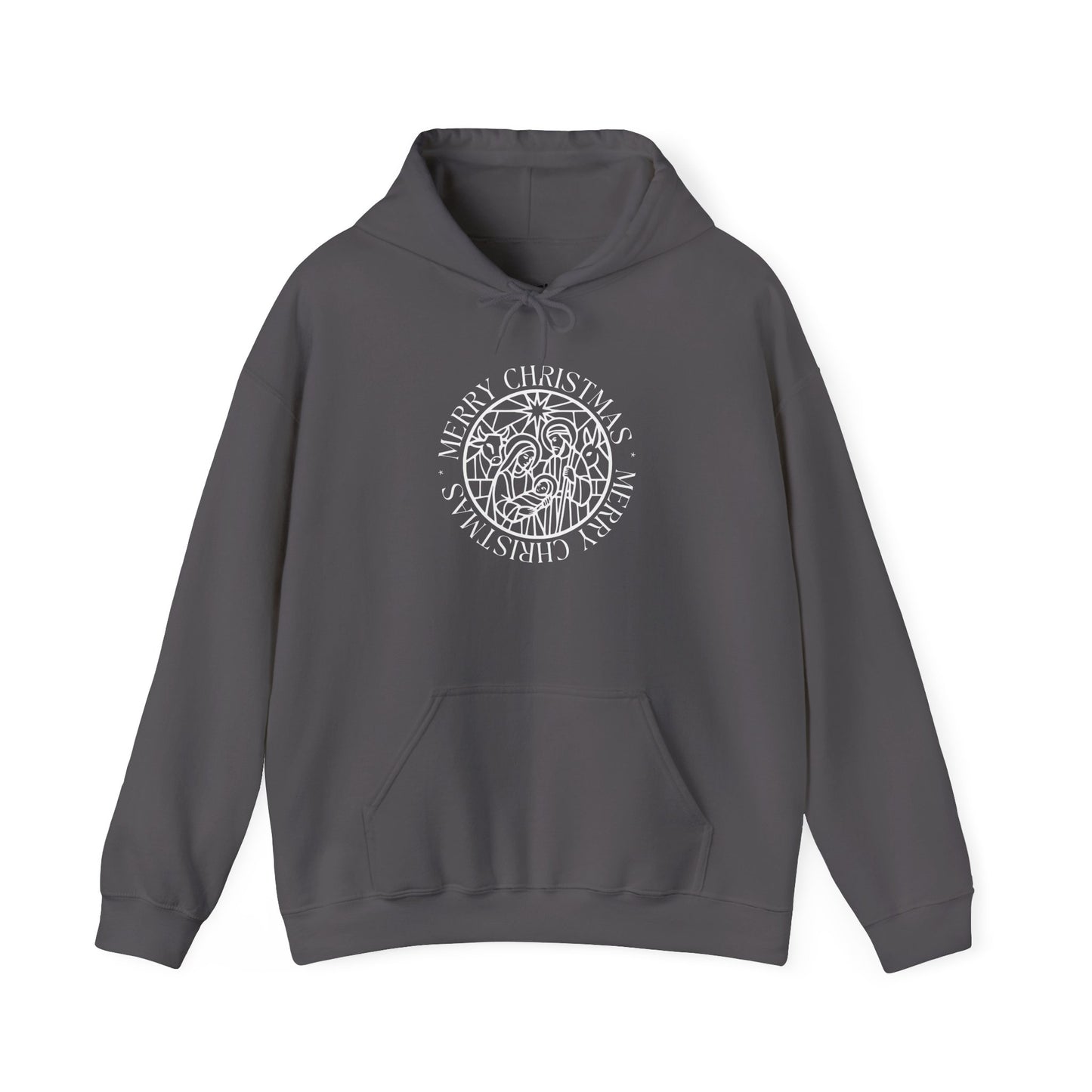 Nativity Unisex Hoodie - Merry Christmas Design