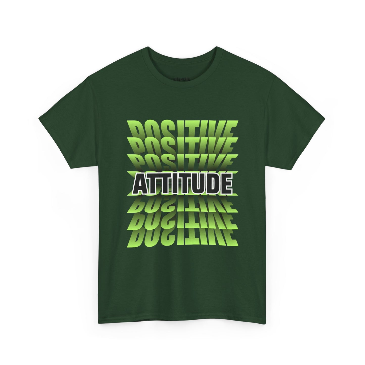 Positive Attitude Empowering Unisex Heavy Cotton Tee, Self-Love T-Shirt, Affirmation Apparel, Gift for Friends, Motivational Clothing