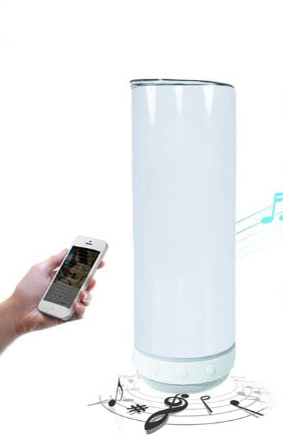 Custom Bluetooth Speaker Tumbler, 20oz Stainless Steel