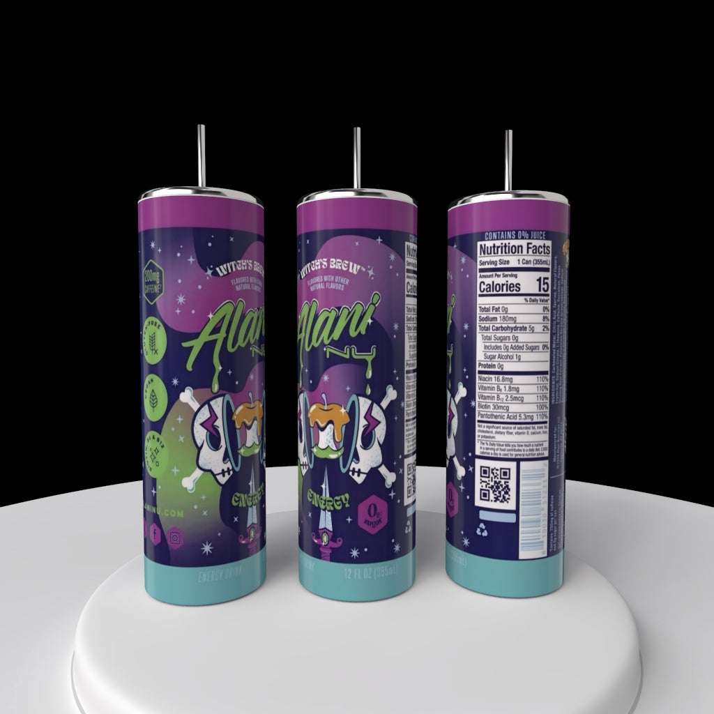 Energizing Alani 20oz Silver Stainless Steel Tumbler