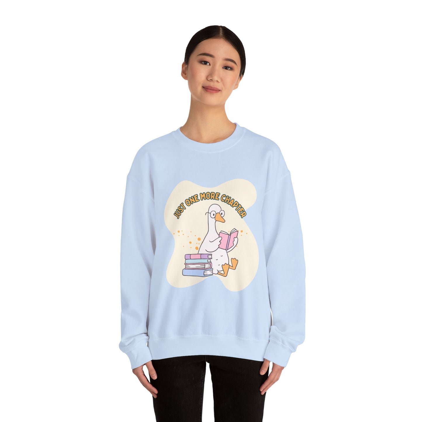 Just One More Chapter Sweatshirt, Perfect Gift for Book Lovers, Literary Apparel, Cozy Reading Gift, Cute Bookworm Crewneck