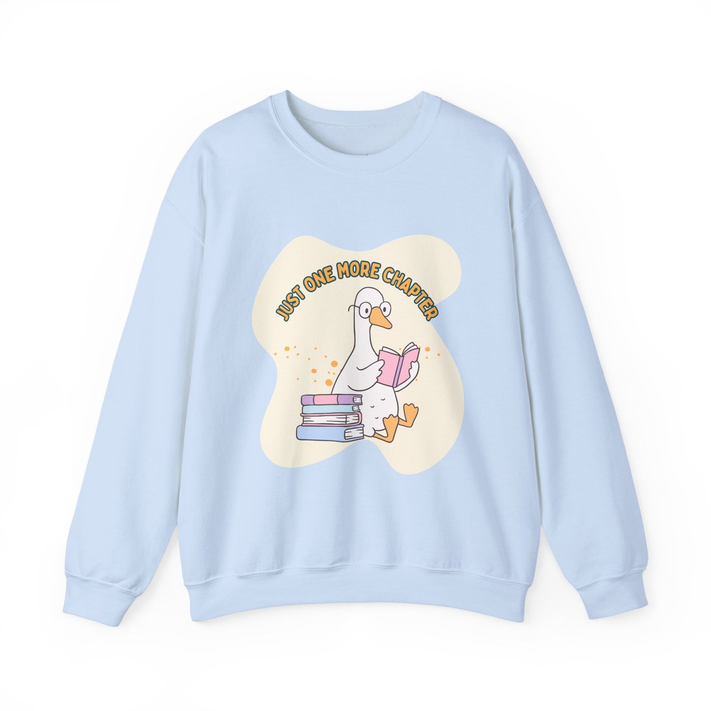 Just One More Chapter Sweatshirt, Perfect Gift for Book Lovers, Literary Apparel, Cozy Reading Gift, Cute Bookworm Crewneck