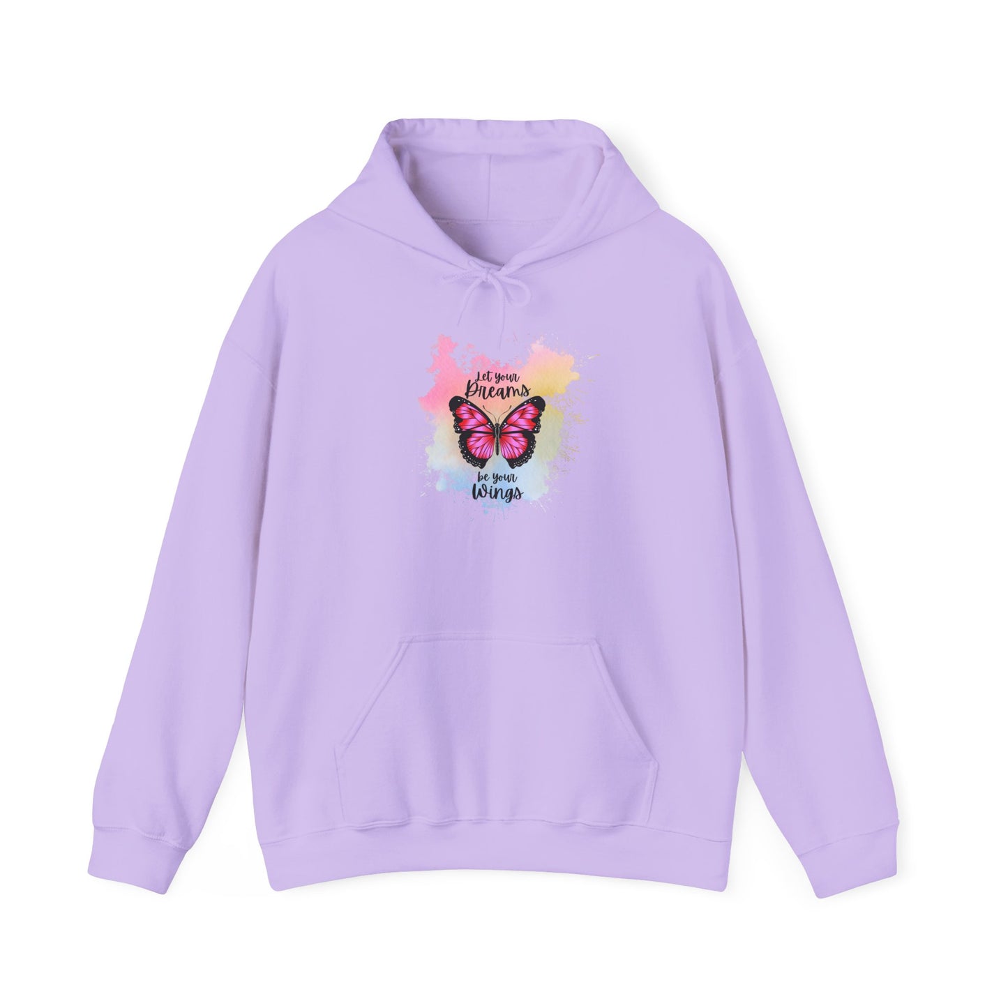 Let Your Dreams Be Your Wings Unisex Hooded Sweatshirt, Cozy Hoodie, Perfect Gift
