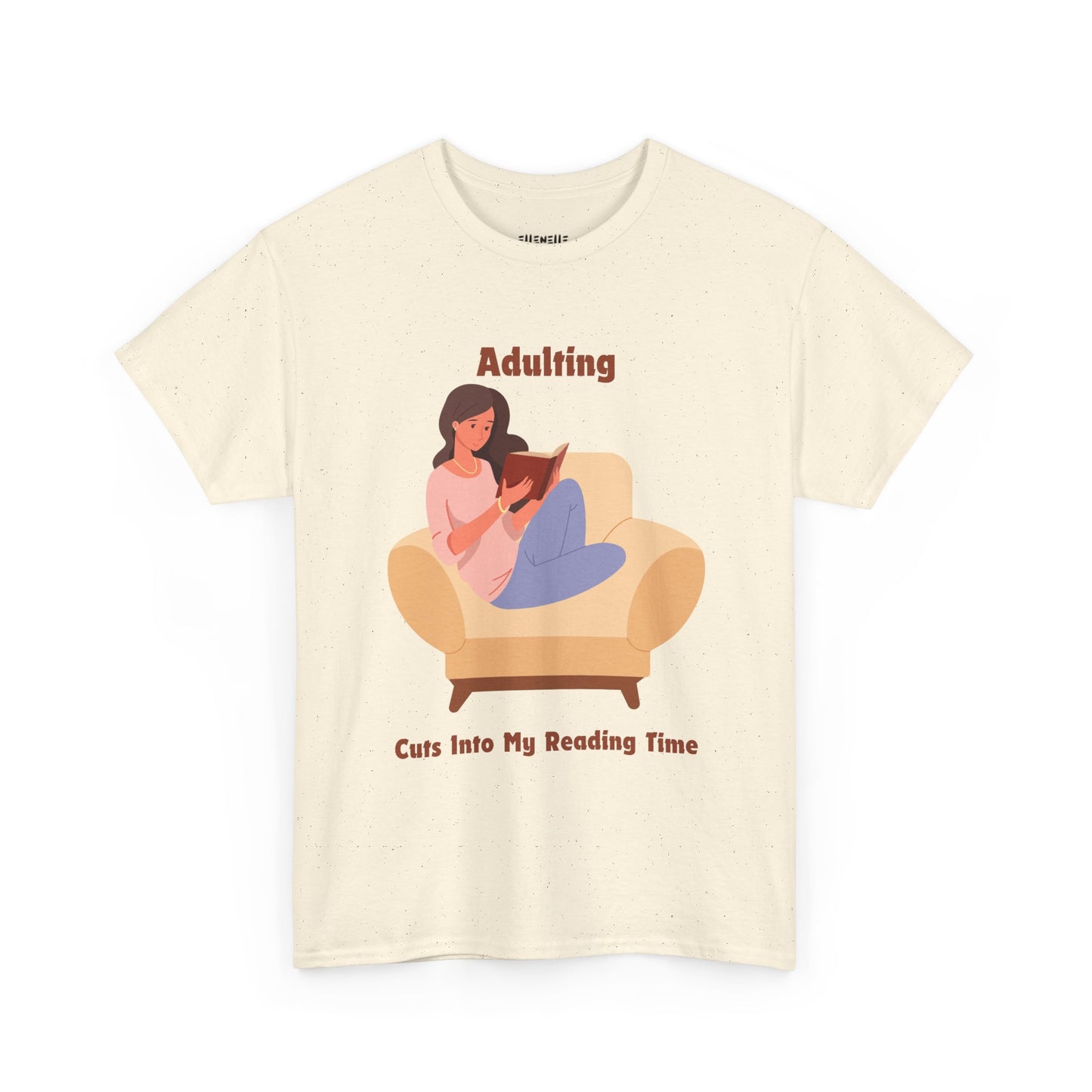 Adulting Cuts into My Reading Time T-Shirt, Unisex Tee