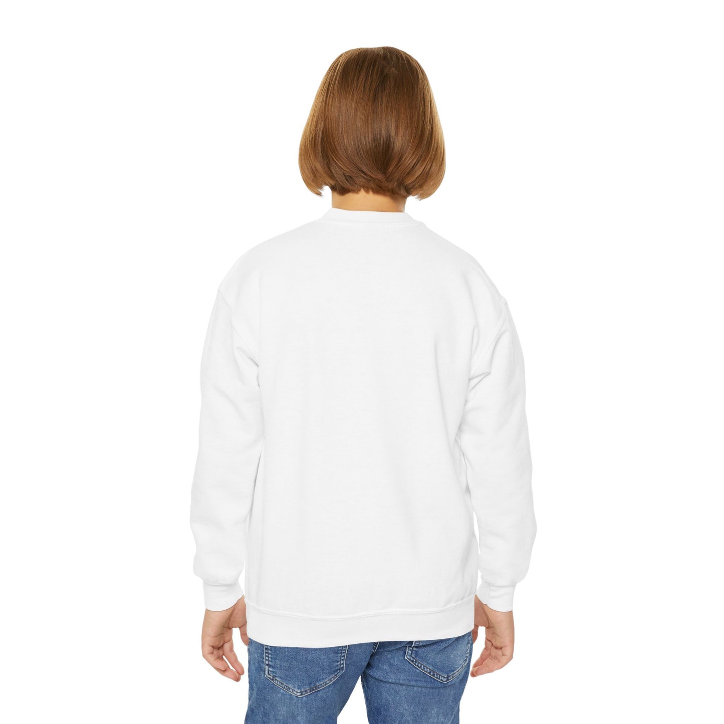 Positive Attitude Empowering Youth Crewneck Sweatshirt, Inspirational Apparel, Affirmation Gift, Motivational Sweatshirt, Positive Vibes Clothing