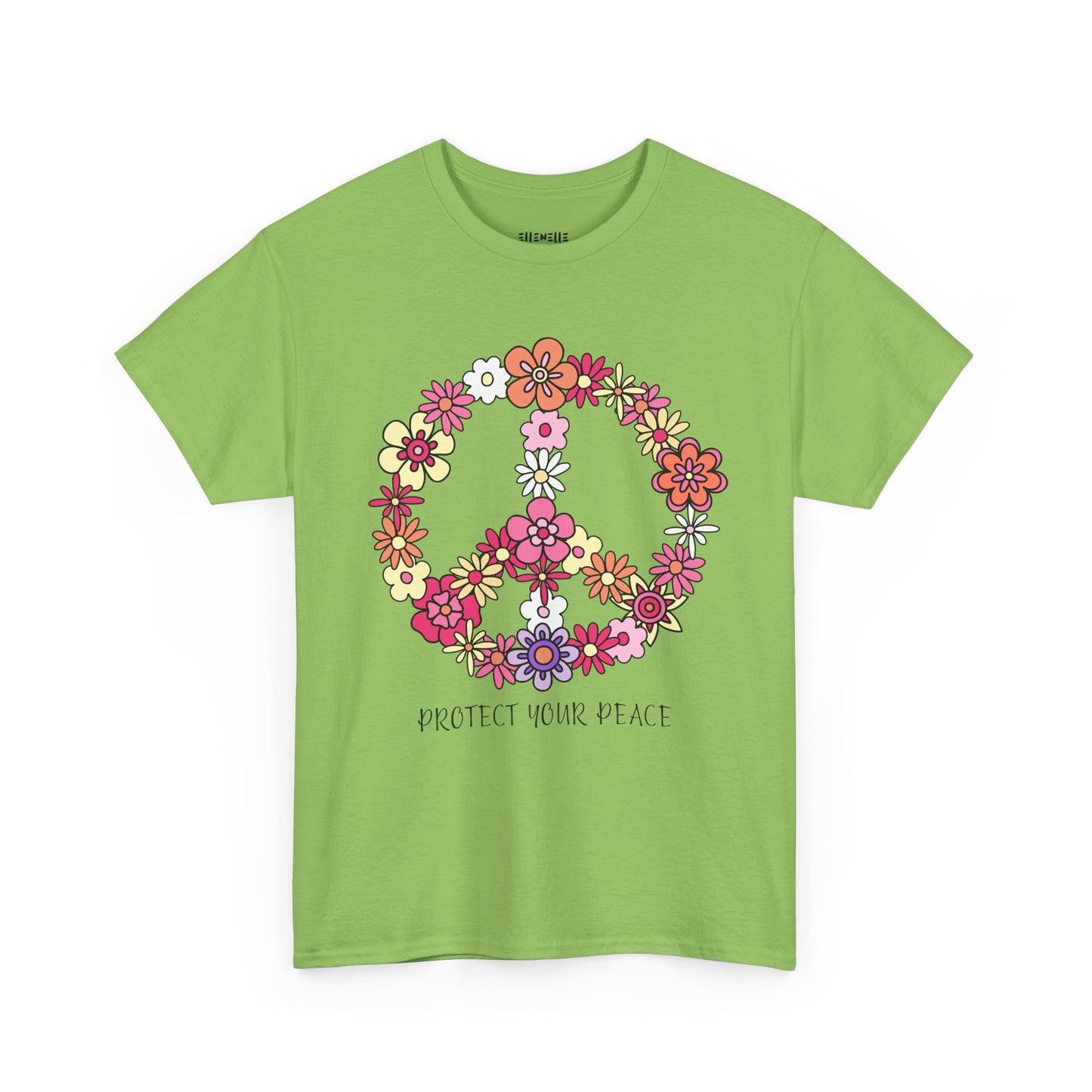 Protect Your Peace Empowering Unisex Heavy Cotton Tee, Self-Love T-Shirt, Affirmation Apparel, Gift for Friends, Motivational Clothing