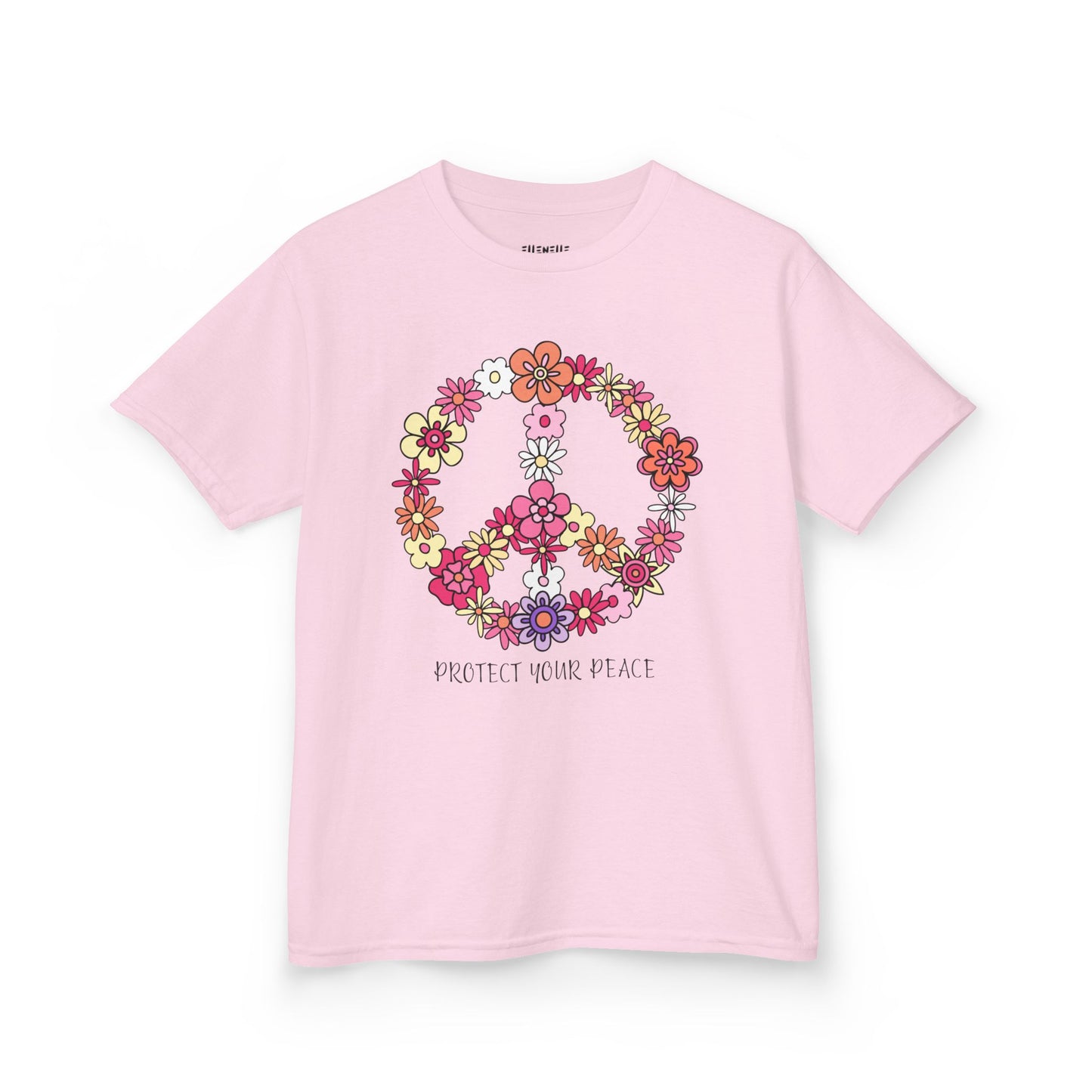 Protect Your Peace Motivational Kids T-Shirt, Positive Affirmation Shirt, Gift for Children, Encouraging Apparel