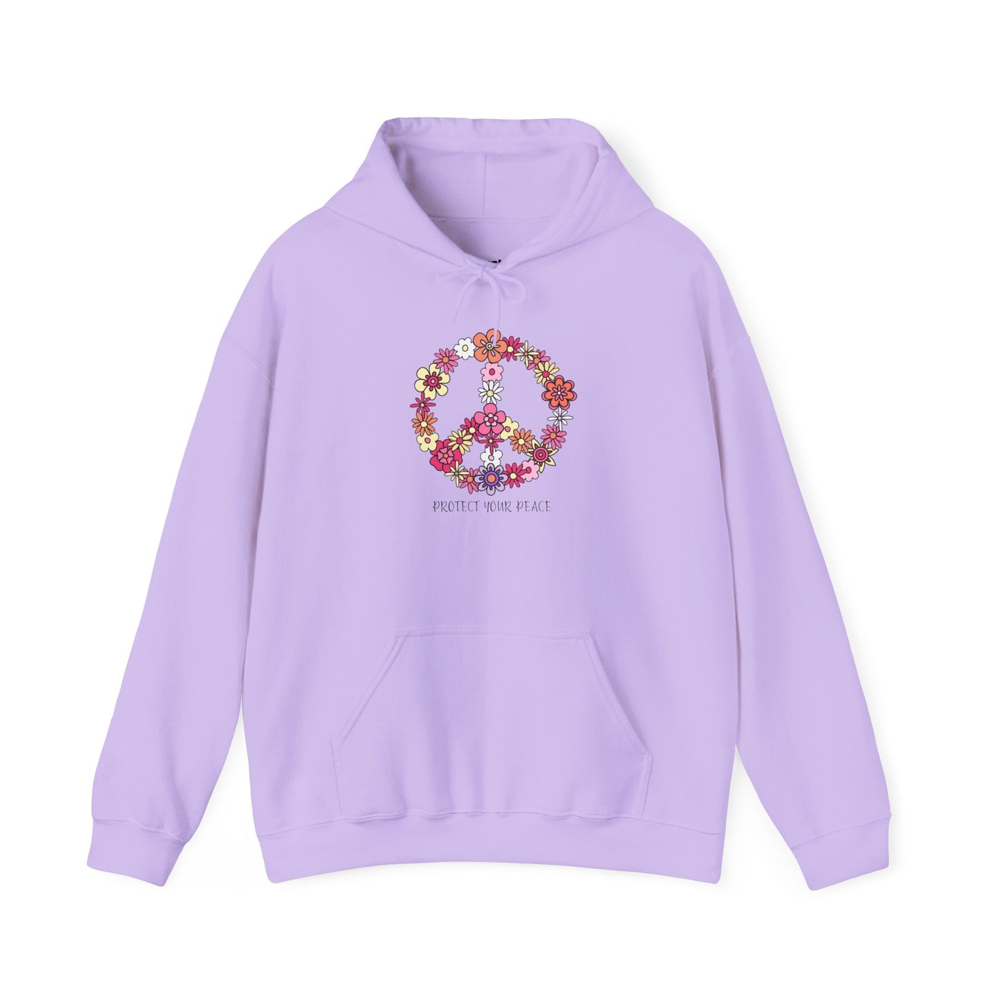 Protect Your Peace Motivational Hoodie, Unisex Sweatshirt, Casual Comfort Wear, Gift for Teens, Inspirational Clothing, Everyday Hoodie