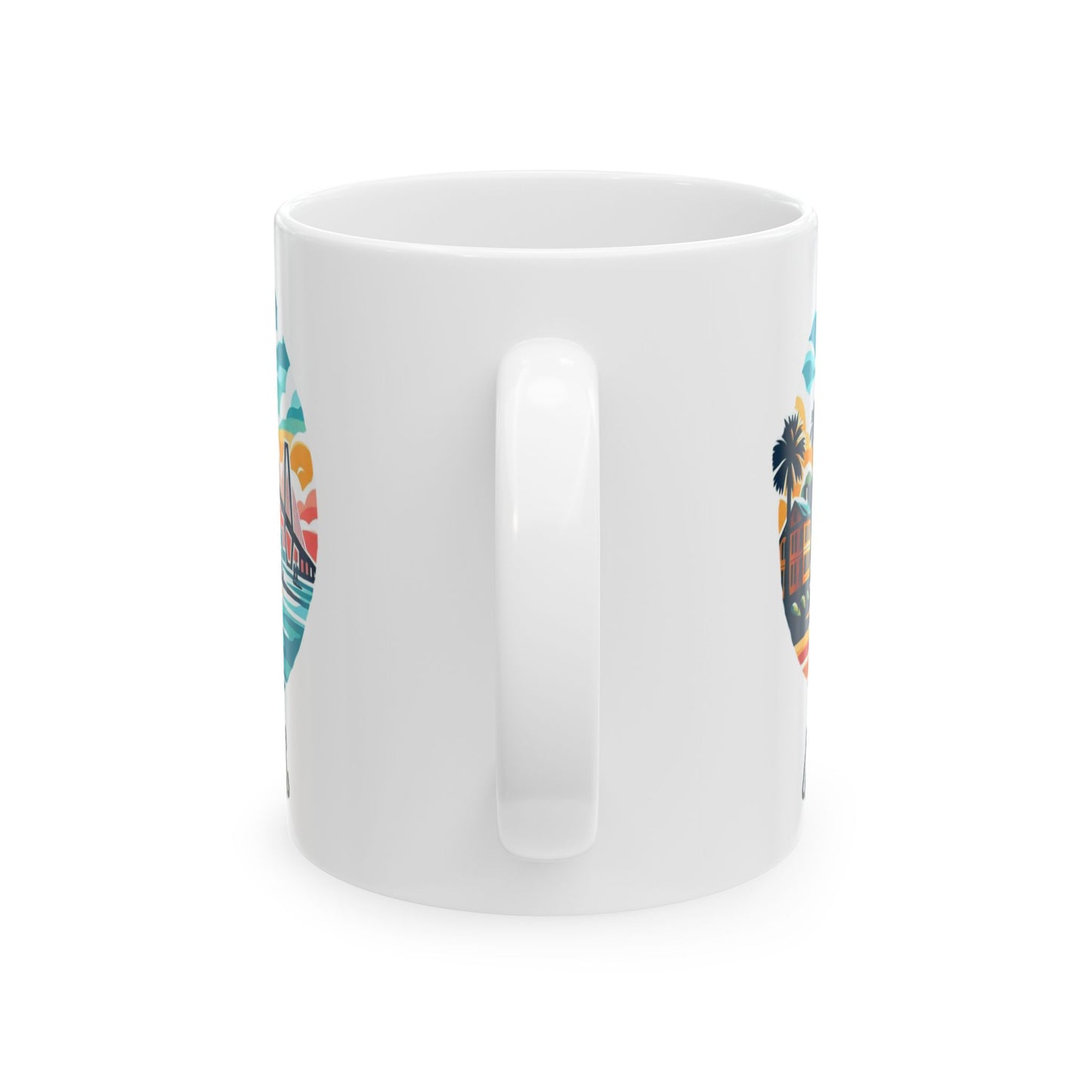 Charleston SC Ceramic Mug - Perfect for Coffee Lovers, Beach Dreamers, Gift for Summer, Vacation, Relaxation