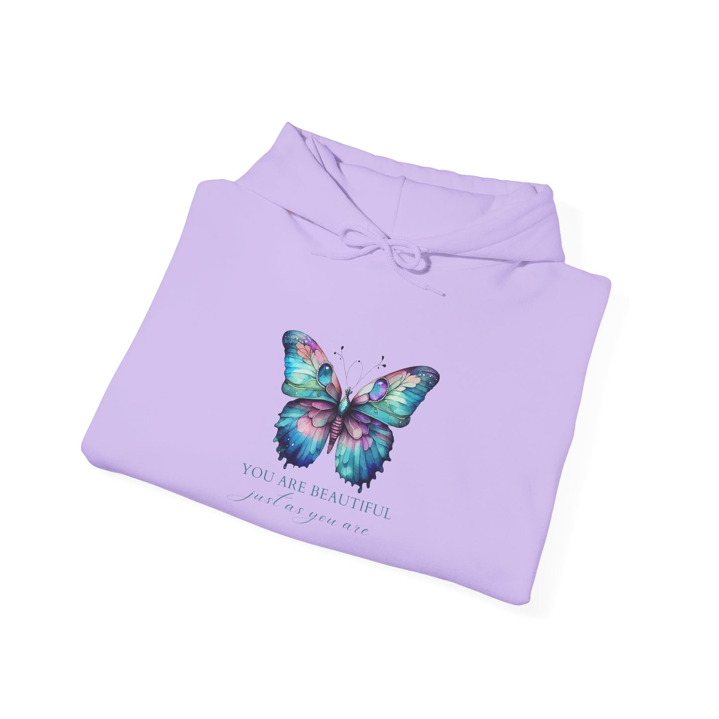 You Are  Beautiful Motivational Hoodie, Unisex Sweatshirt, Casual Comfort Wear, Gift for Teens, Inspirational Clothing, Everyday Hoodie