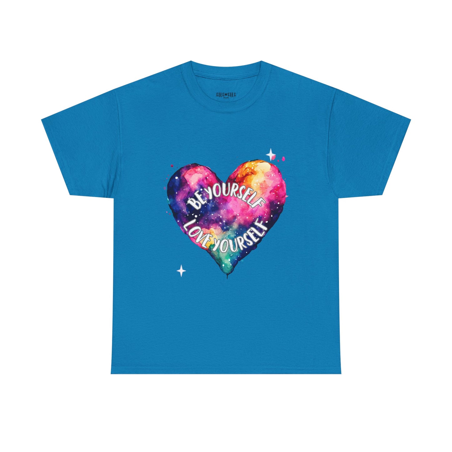 Be Yourself Love Yourself Empowering Unisex Heavy Cotton Tee, Self-Love T-Shirt, Affirmation Apparel, Gift for Friends, Motivational Clothing