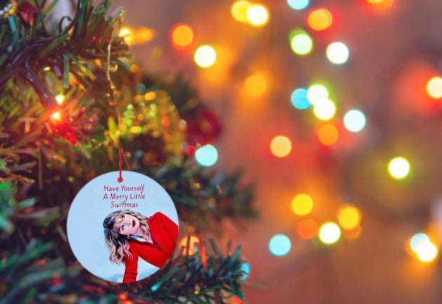 Blue Merry Swiftmas Tree Ornament