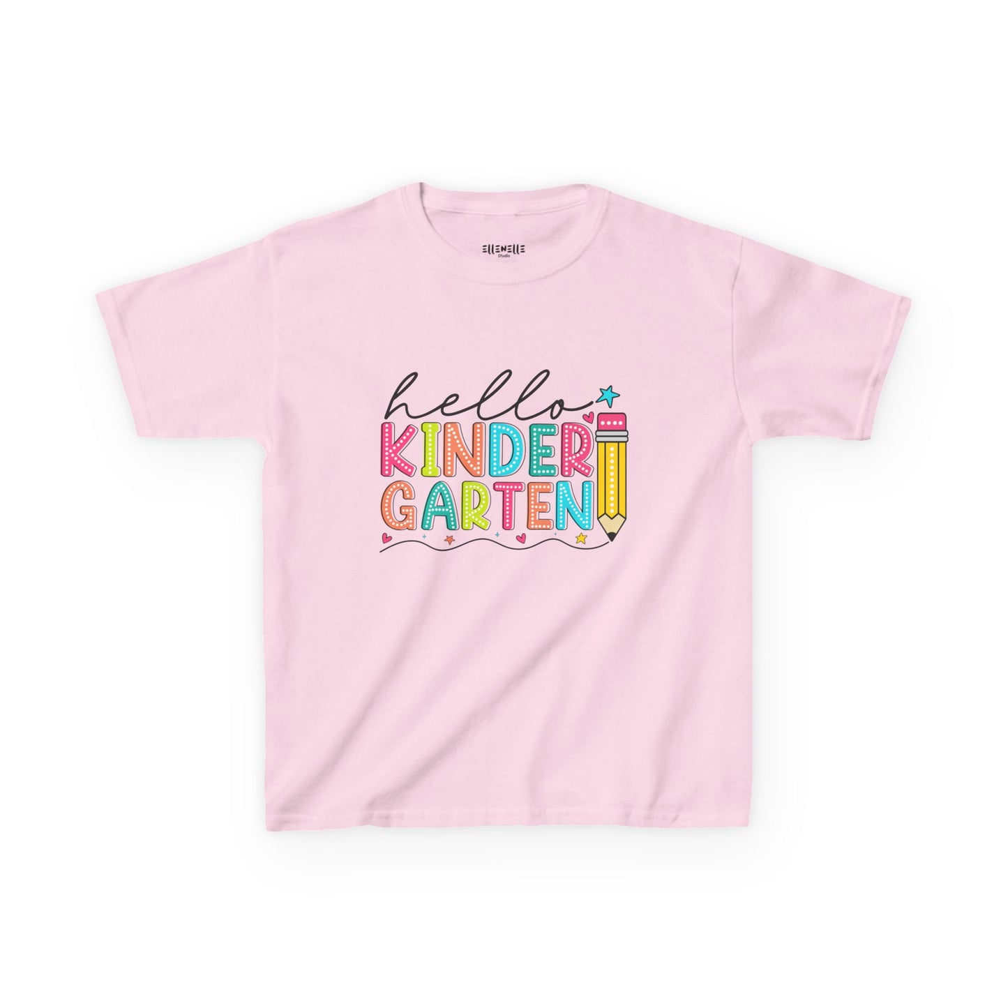 Hello Kindergarten T‑Shirt — Bright Back-to-School Tee