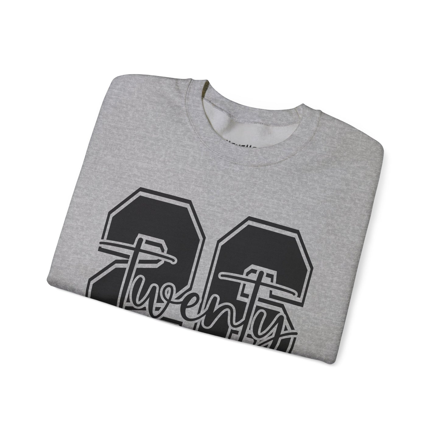 2026 Happy New Year Crewneck Sweatshirt — "Twenty twenty-six" Graphic Pullover