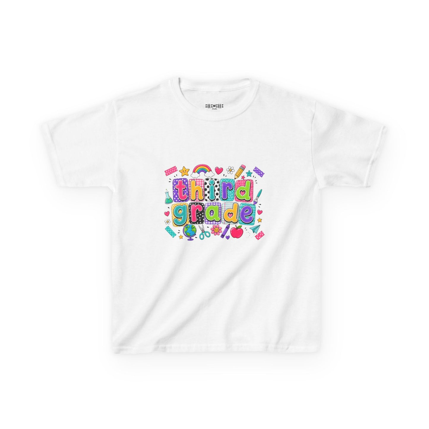 Third Grade T‑Shirt — Bright Back-to-School Tee