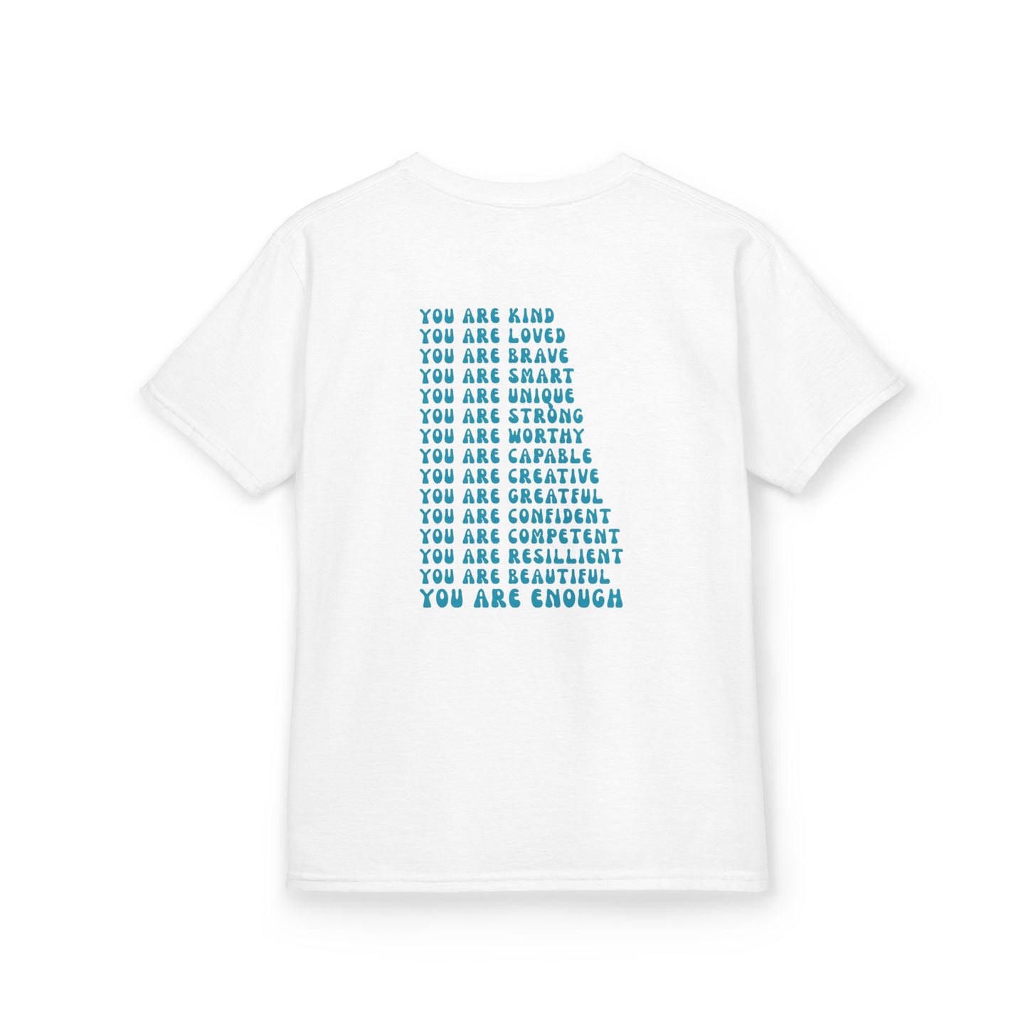 You Are Enough, Motivational Kids T-Shirt, Positive Affirmation Shirt, Gift for Children, Encouraging Apparel