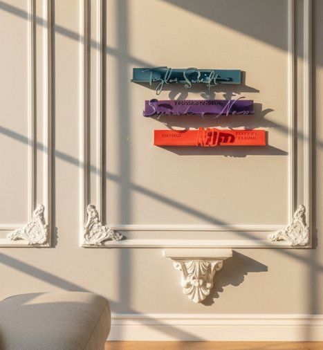 Eras Floating Album Display Shelf – Minimalist Music Wall Décor