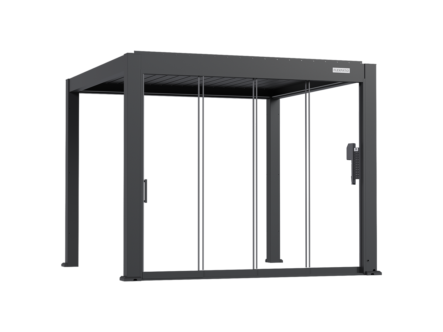 Glass Doors for Gen 1 Pergola (Square handle)