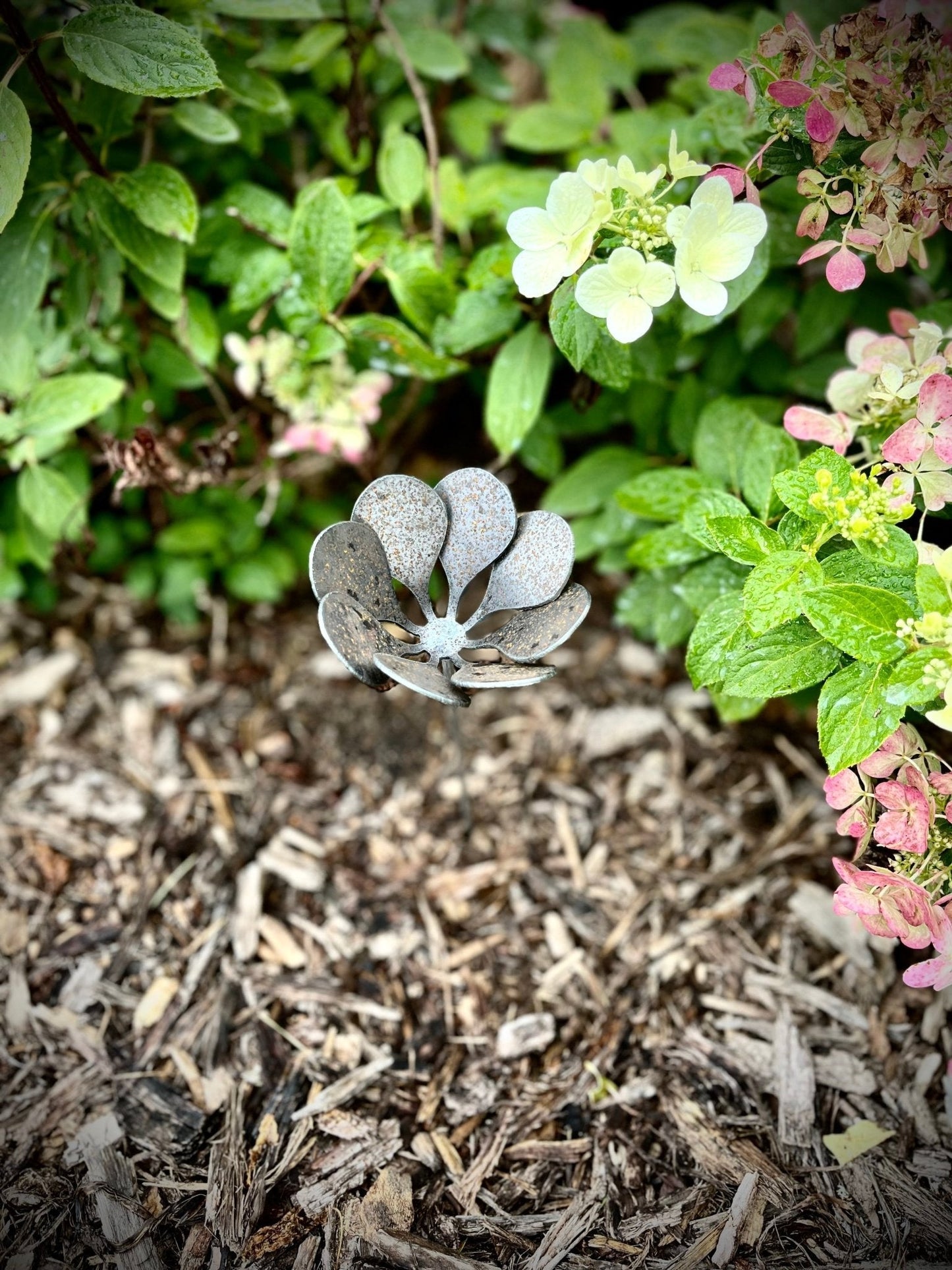 3-Pack Metal Plain Flowers