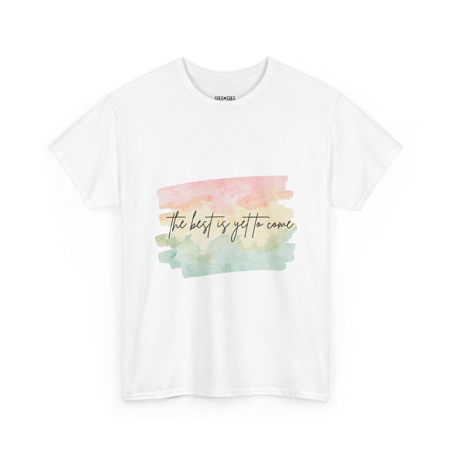 The Best Is Yet To Come Empowering Unisex Heavy Cotton Tee, Self-Love T-Shirt, Affirmation Apparel, Gift for Friends, Motivational Clothing
