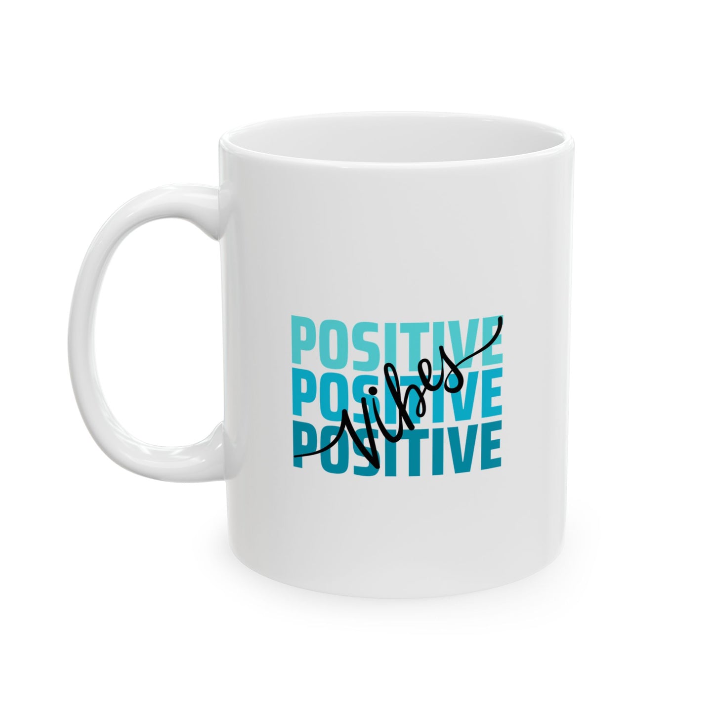 Positive Vibes Inspirational Ceramic Mug, 11oz and 15oz Coffee Cup for Motivation, Great Gift for Friends, Birthday, Self-Care, Office Decor, [...]