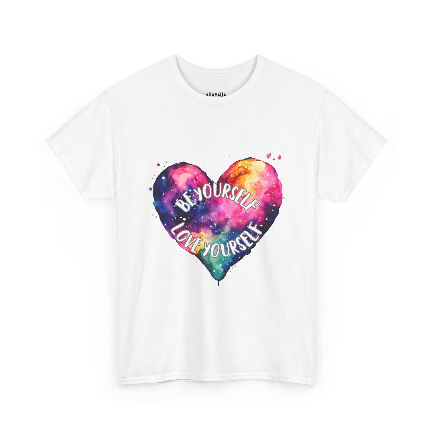 Be Yourself Love Yourself Empowering Unisex Heavy Cotton Tee, Self-Love T-Shirt, Affirmation Apparel, Gift for Friends, Motivational Clothing