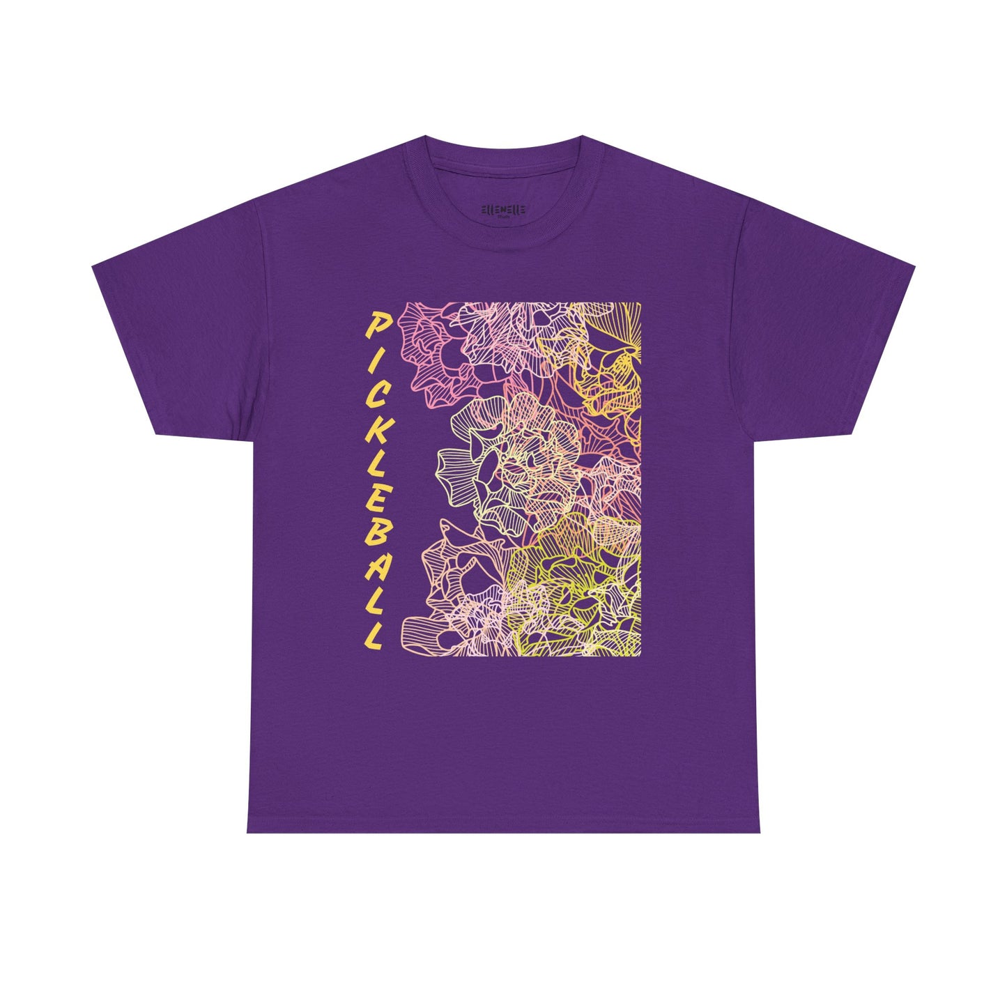 Pickleball Vibes Unisex Heavy Cotton Tee, Fun Sports Shirt, Activewear Gift, Summer Casual Wear, Pickleball Enthusiast Tee