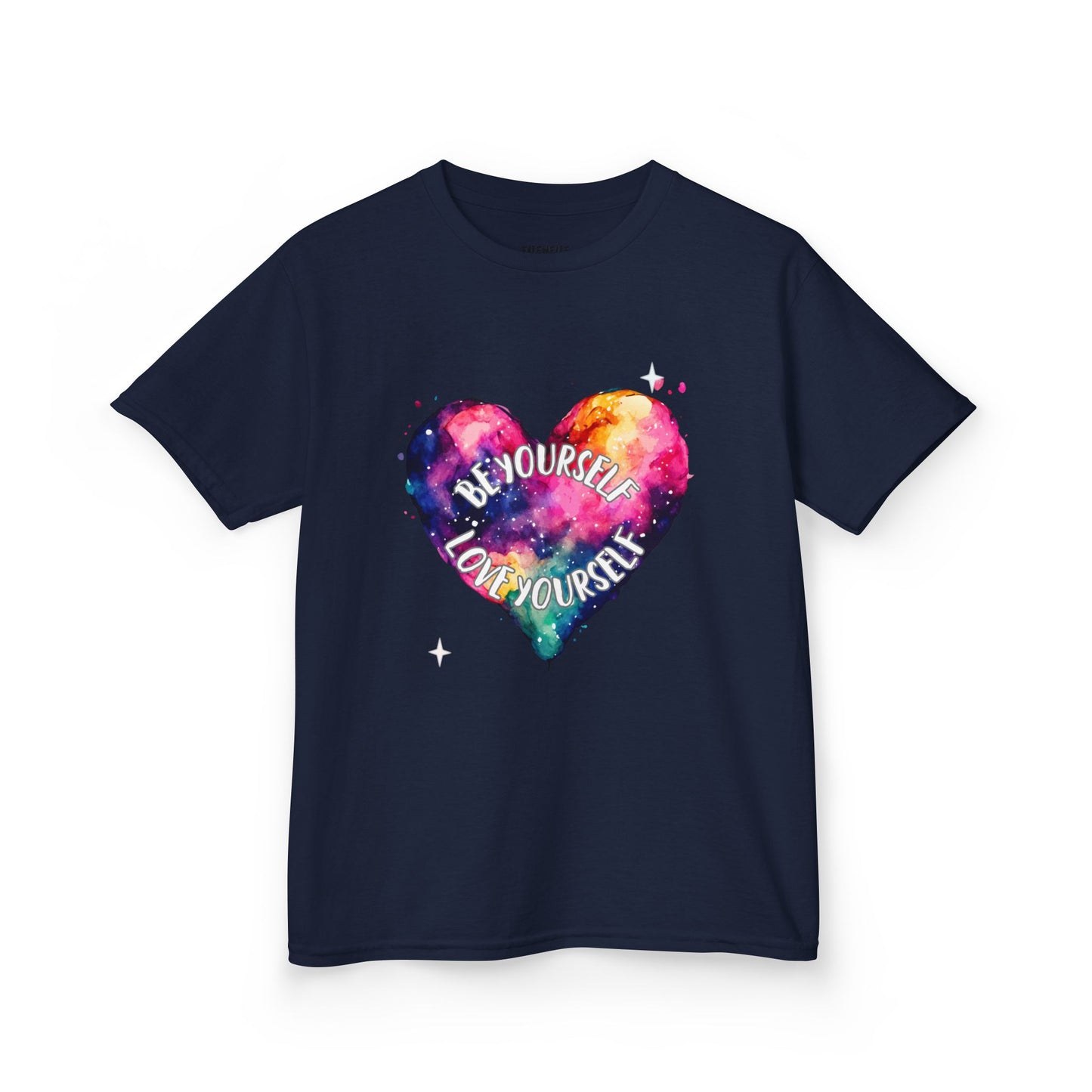 Be Yourself Love Yourself Motivational Kids T-Shirt, Positive Affirmation Shirt, Gift for Children, Encouraging Apparel