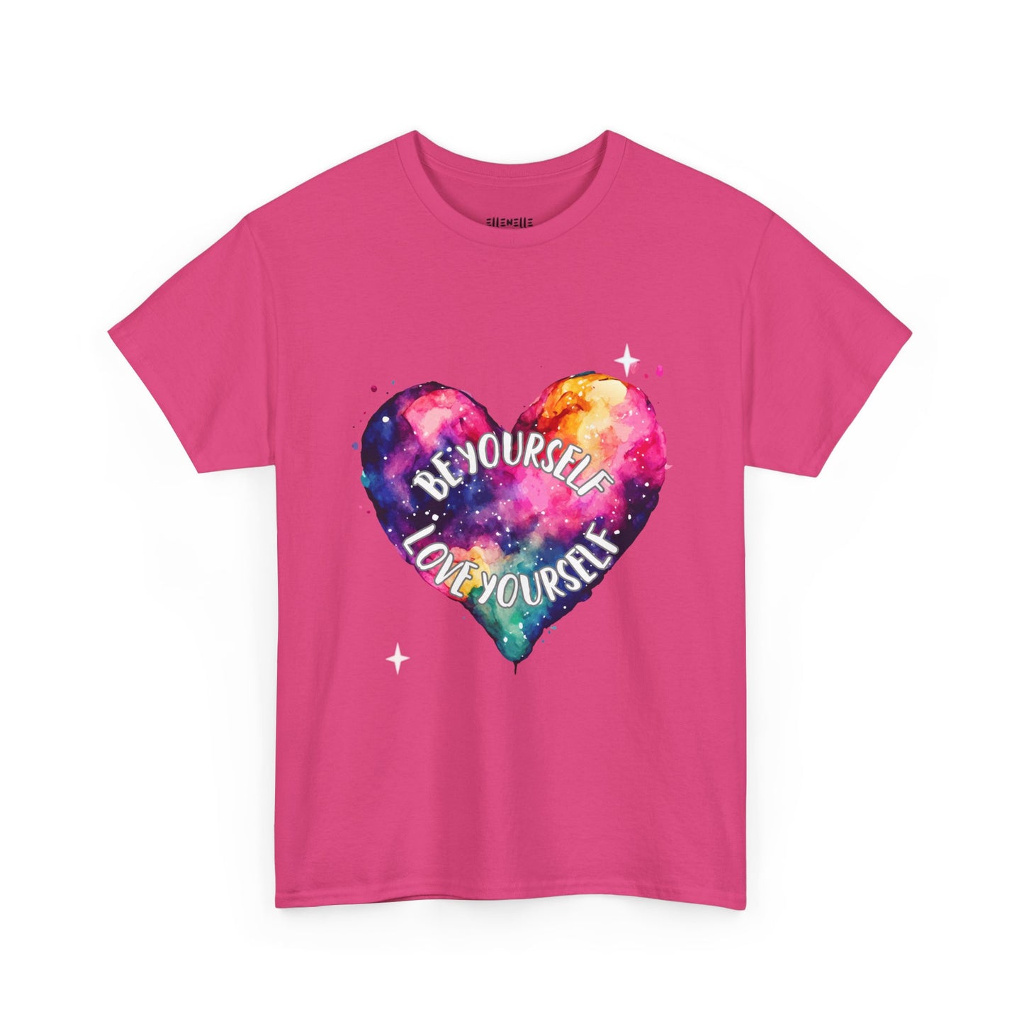 Be Yourself Love Yourself Empowering Unisex Heavy Cotton Tee, Self-Love T-Shirt, Affirmation Apparel, Gift for Friends, Motivational Clothing