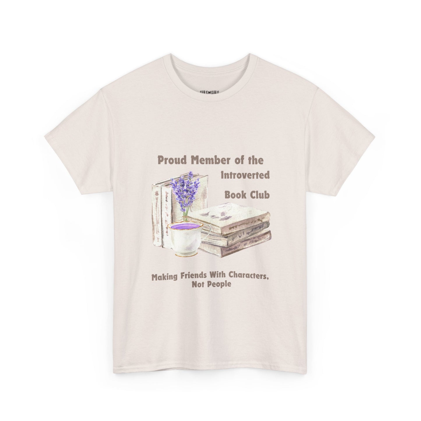 Introverted Book Club, Book-lover, Unisex Tee