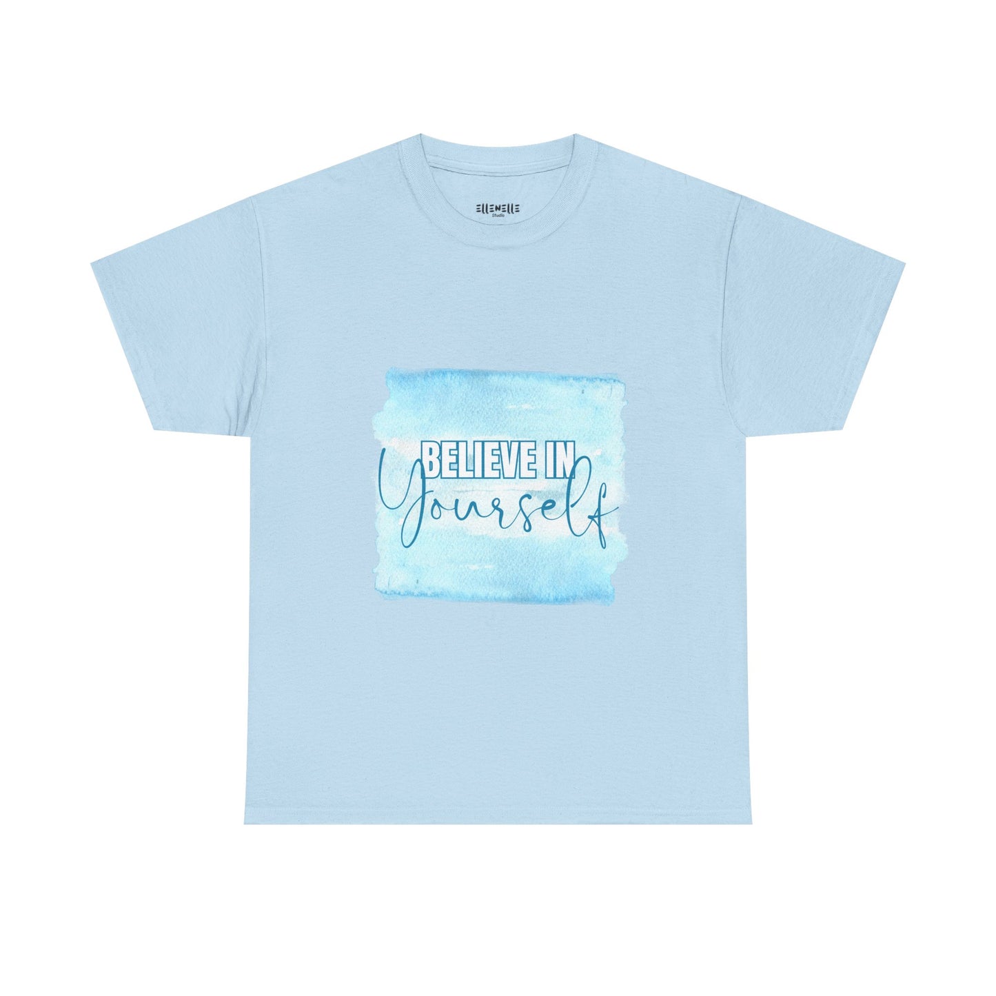 Believe in Yourself Empowering Unisex Heavy Cotton Tee, Self-Love T-Shirt, Affirmation Apparel, Gift for Friends, Motivational Clothing