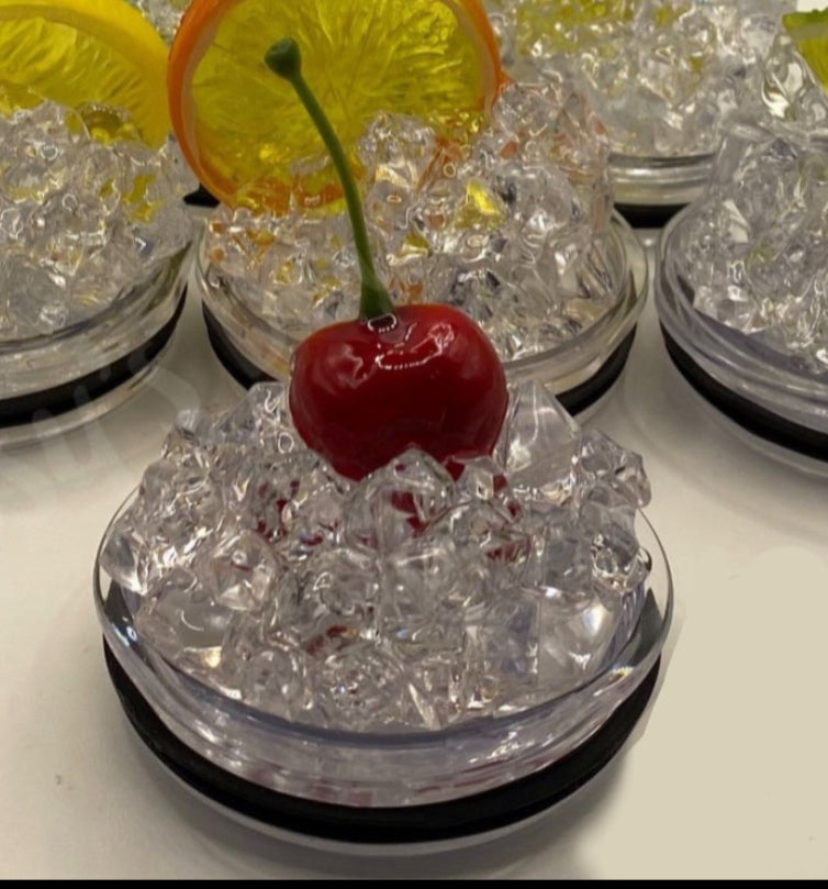 3D Iced Fruit Lid Topper