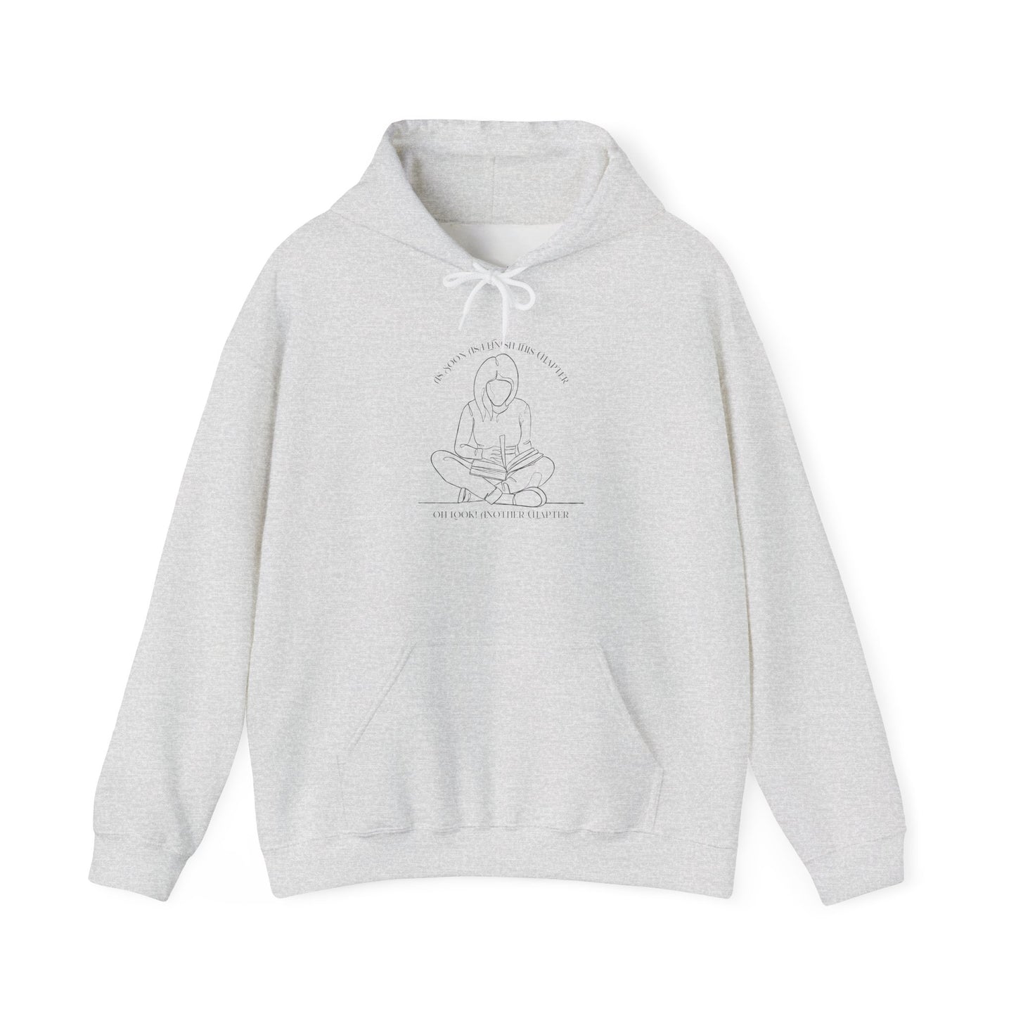 As Soon As I Finish This Chapter... Unisex Hooded Sweatshirt with Library Design, Cozy Literature Hoodie for Book Lovers, Perfect Gift for Readers, Literary [...]