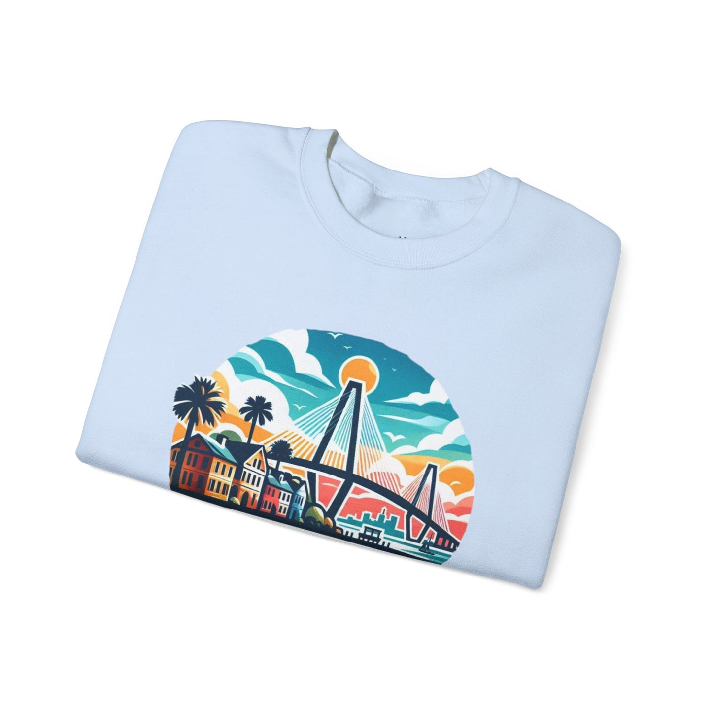 Charleston SC Sweatshirt, Cozy Crewneck, Charleston Gift, Travel Souvenir, Unisex Sweatshirt, Beach Vibes Apparel, Casual Wear