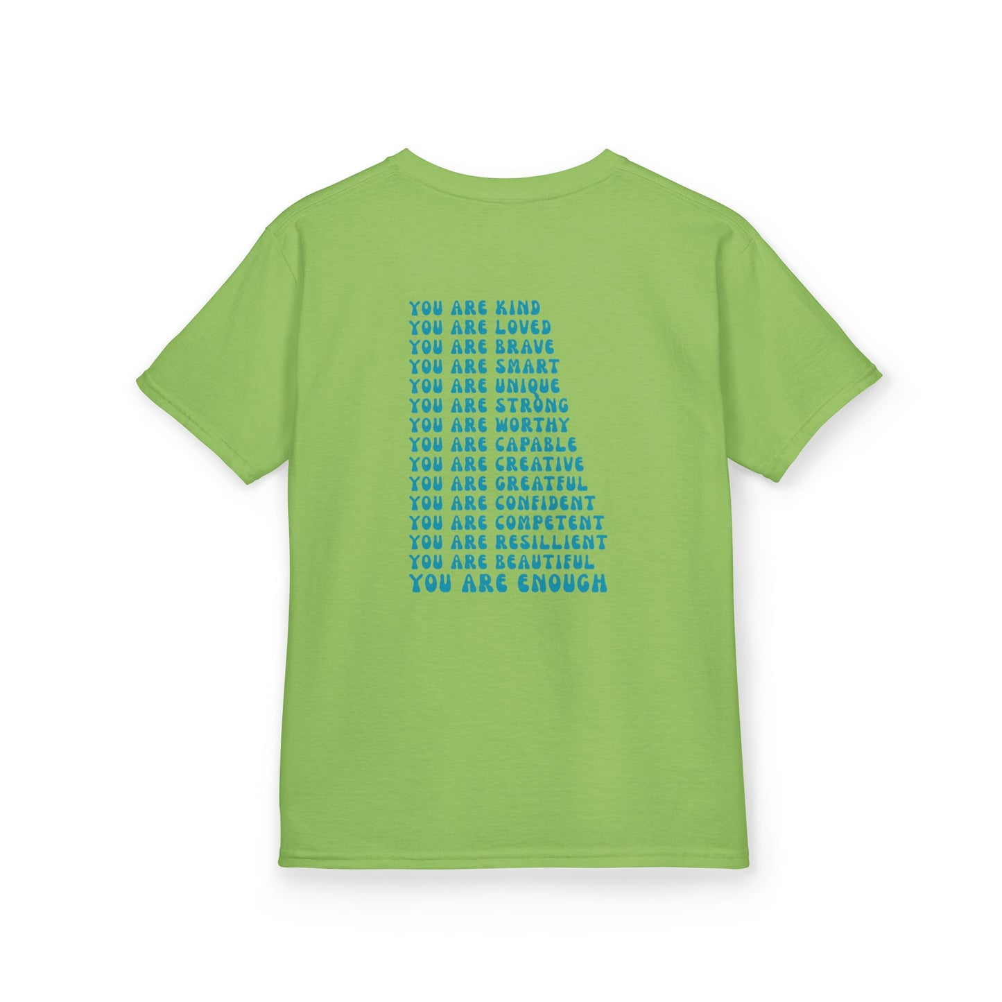 You Are Enough, Motivational Kids T-Shirt, Positive Affirmation Shirt, Gift for Children, Encouraging Apparel
