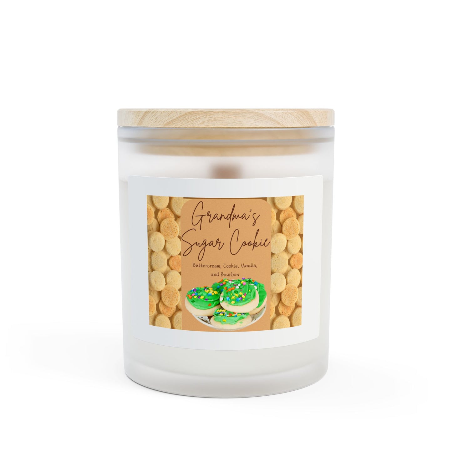 Grandma's Sugar Cookie Scented Candle - 11oz Frosted Glass