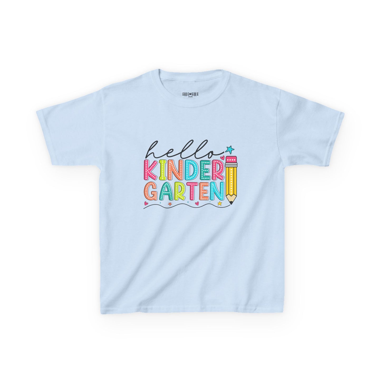 Hello Kindergarten T‑Shirt — Bright Back-to-School Tee