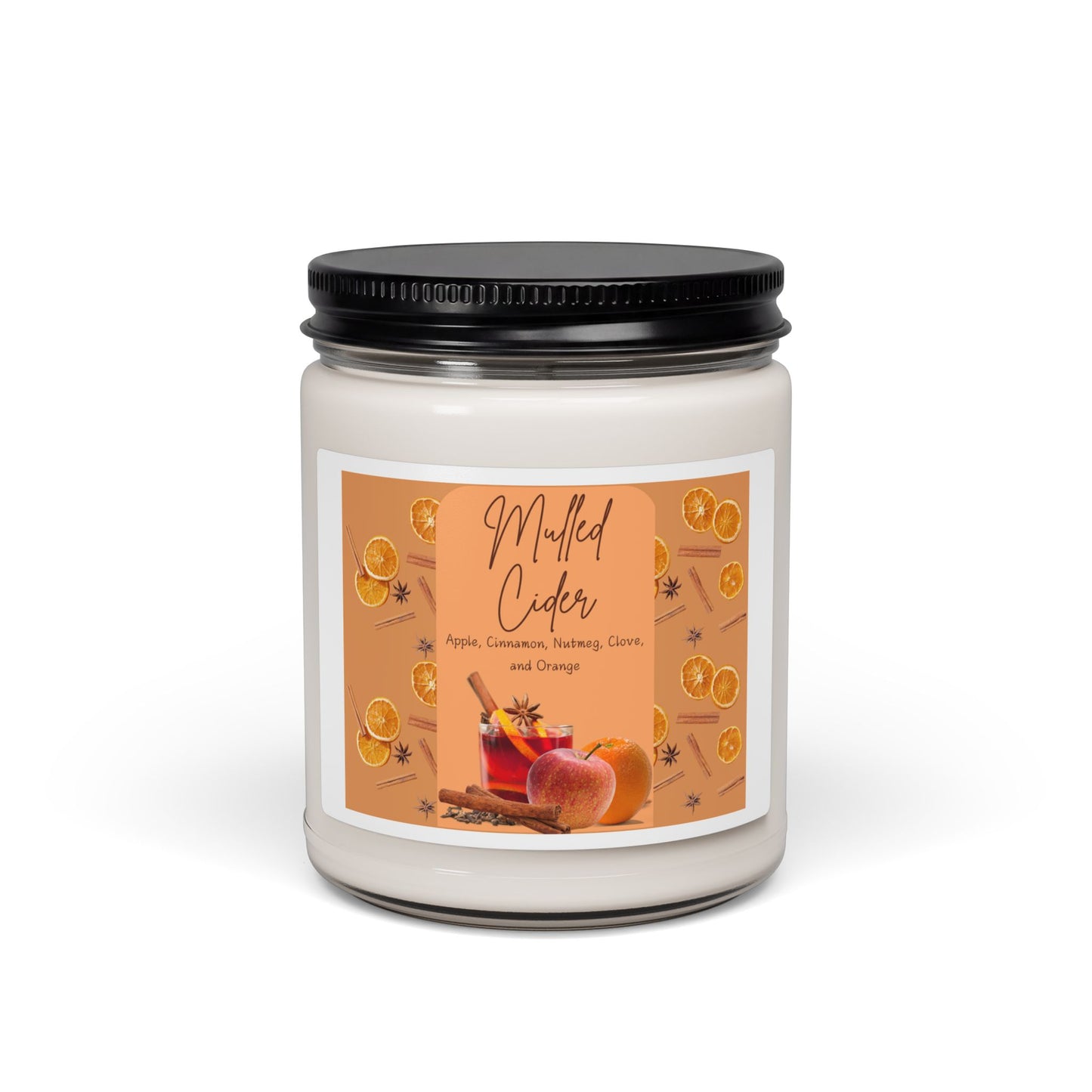 Mulled Cider Scented Soy Candle, 9oz