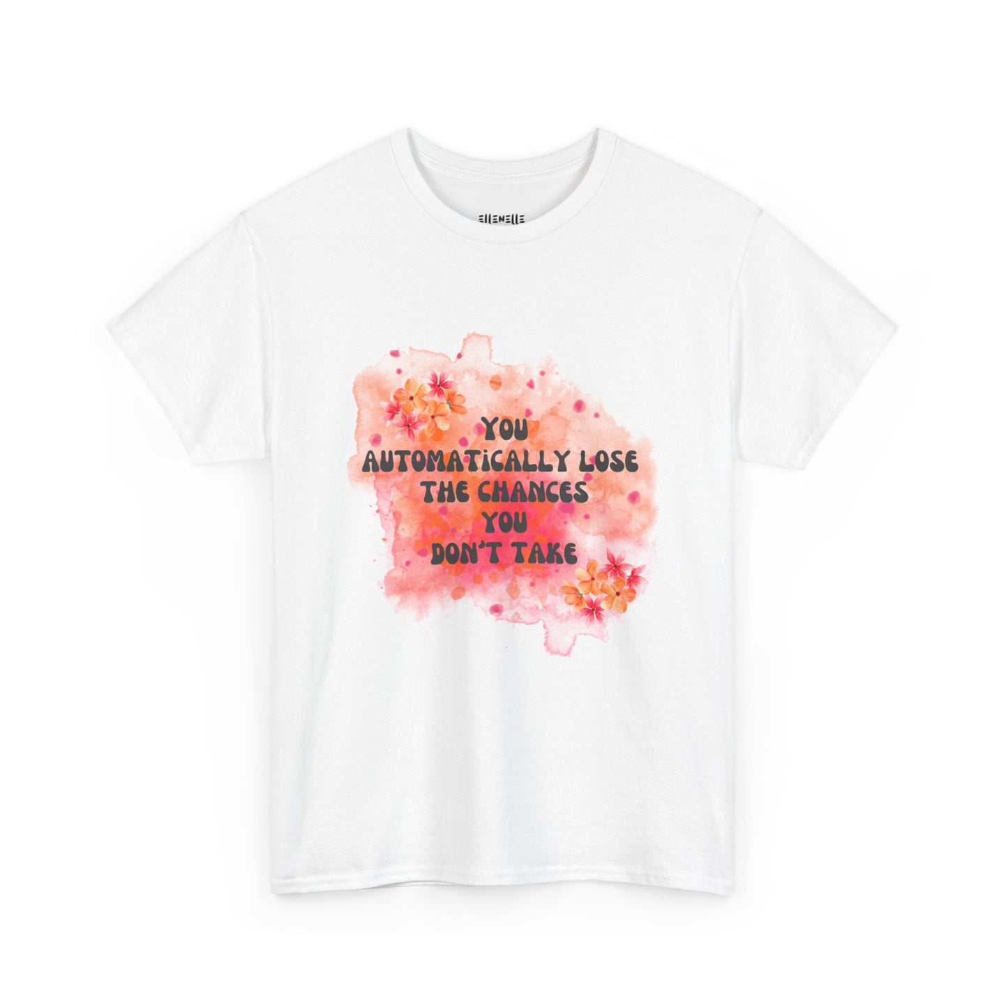 Chances You Don't Take Empowering Unisex Heavy Cotton Tee, Self-Love T-Shirt, Affirmation Apparel, Gift for Friends, Motivational Clothing