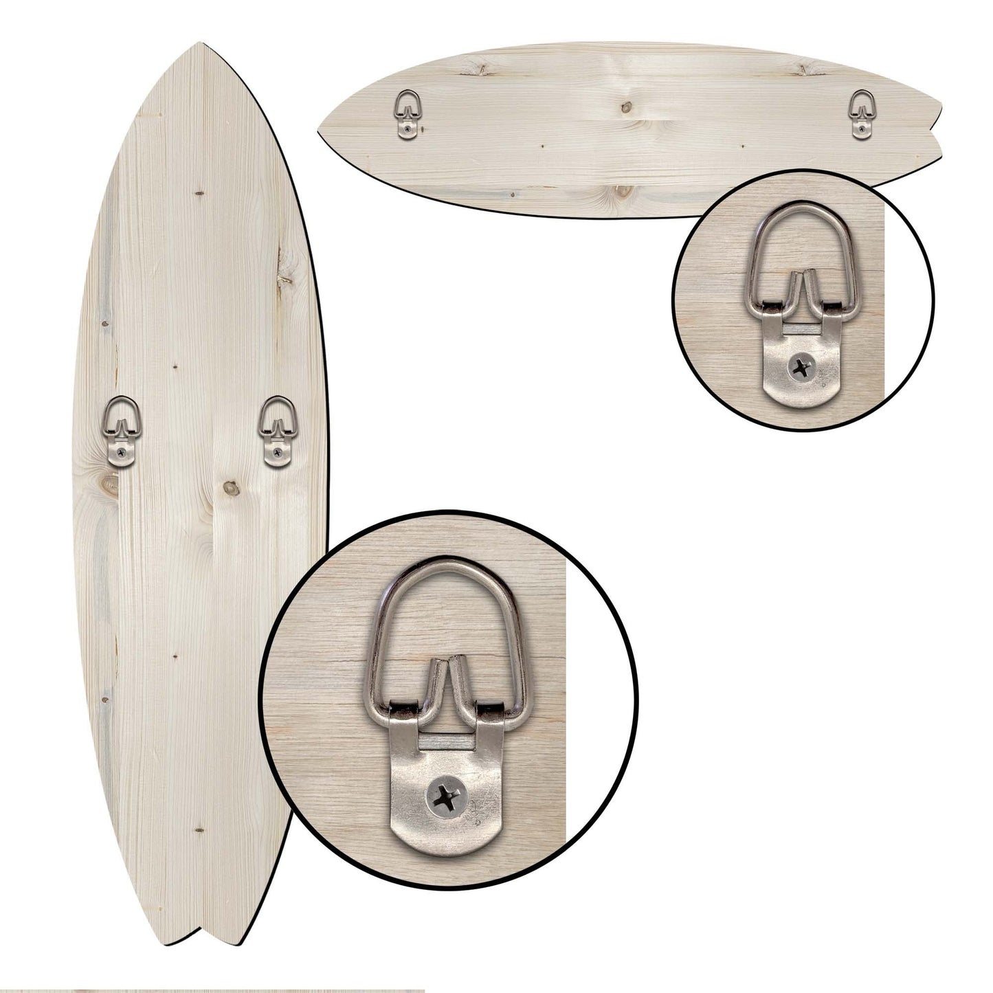 Early Morning Surf Surfboard Coastal Wall Art by G. DeBrekht - Coastal Holiday Decor - 8490126HS