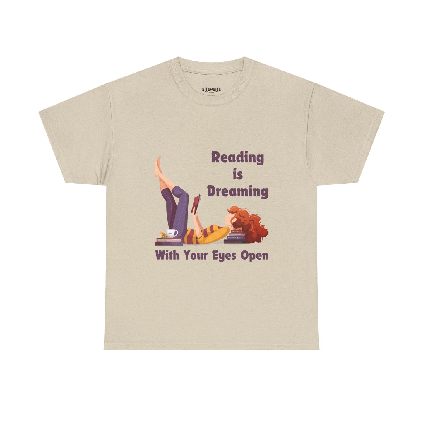 Reading is Dreaming With My Eyes Open... T-Shirt, Unisex Tee