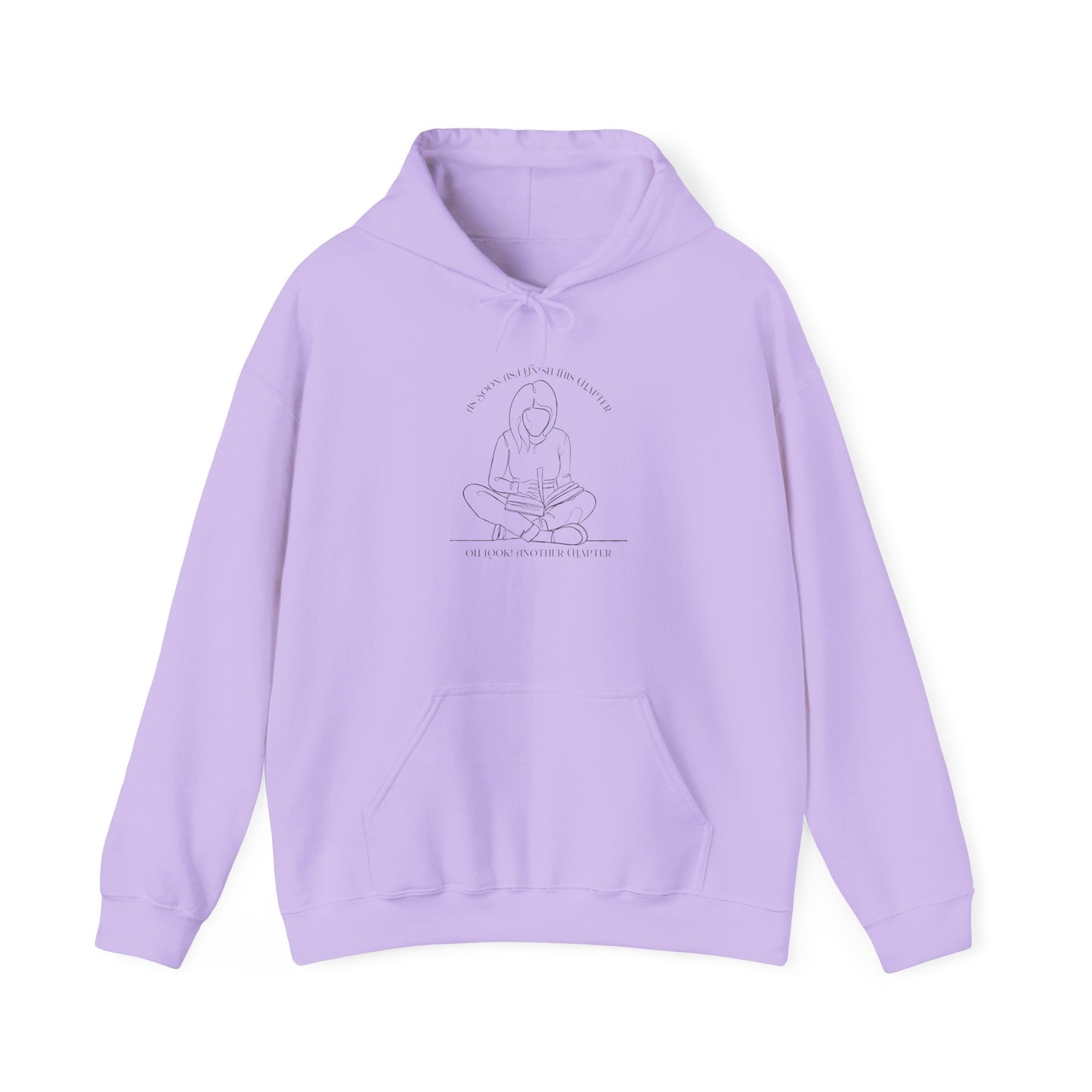 As Soon As I Finish This Chapter... Unisex Hooded Sweatshirt with Library Design, Cozy Literature Hoodie for Book Lovers, Perfect Gift for Readers, Literary [...]