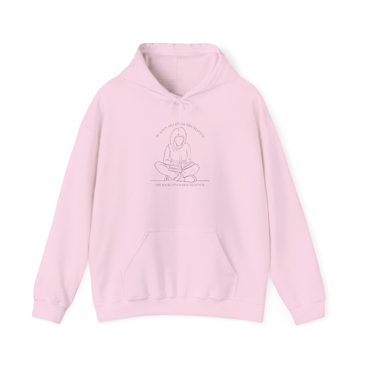 As Soon As I Finish This Chapter... Unisex Hooded Sweatshirt with Library Design, Cozy Literature Hoodie for Book Lovers, Perfect Gift for Readers, Literary [...]