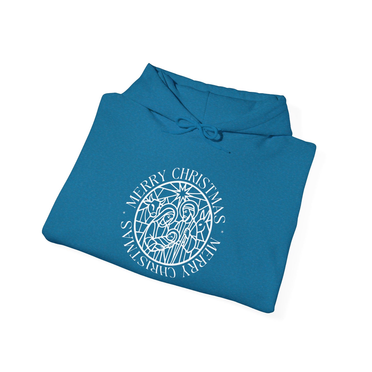 Nativity Unisex Hoodie - Merry Christmas Design