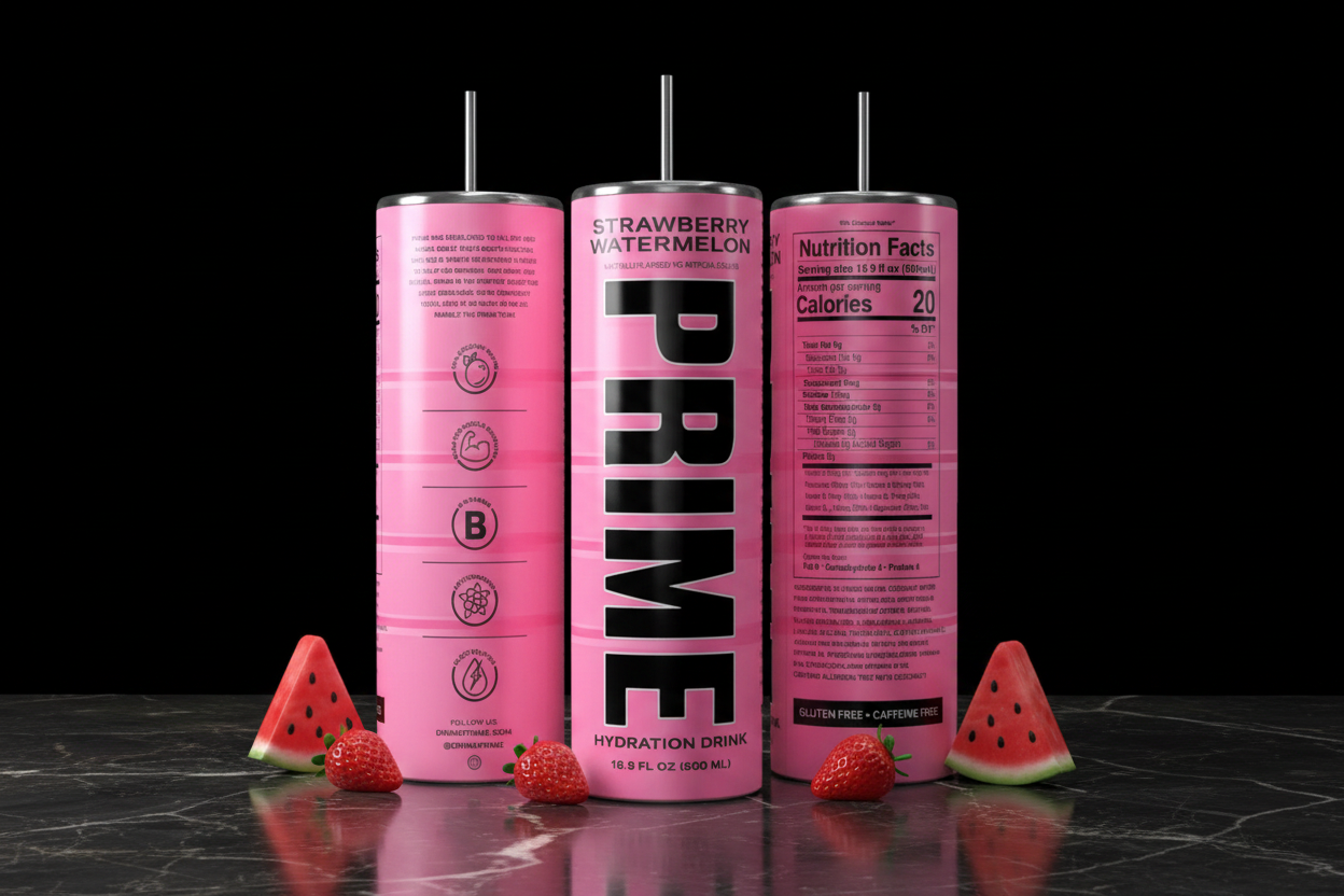 Colorful Prime Energy 20 ounce tumbler
