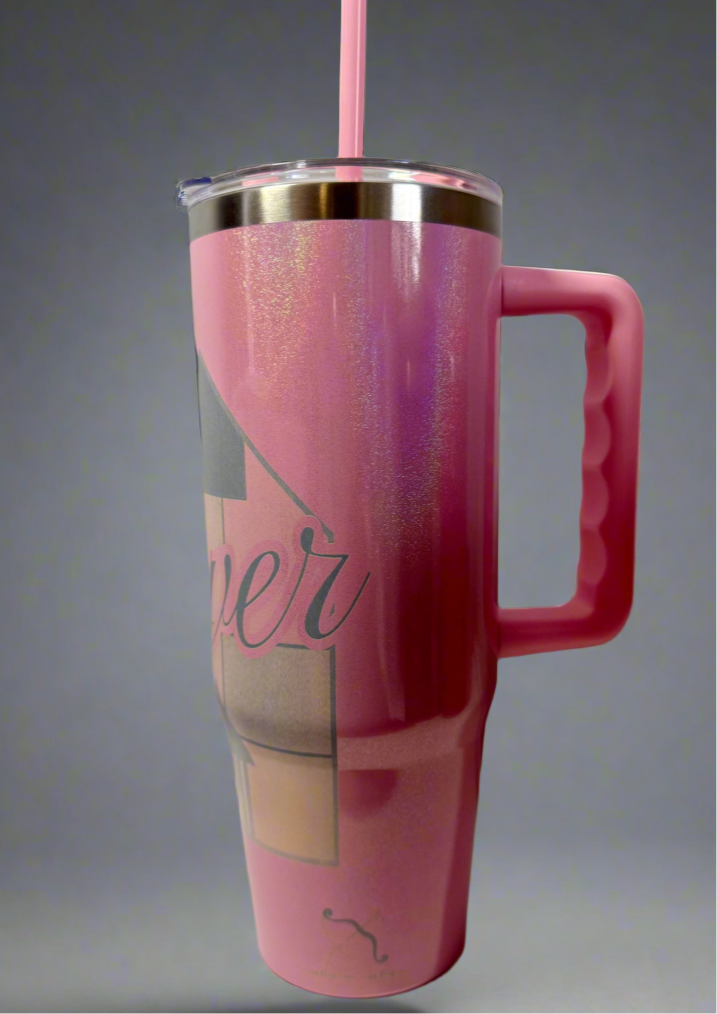 40oz Engraved Love-r Shimmer Tumbler